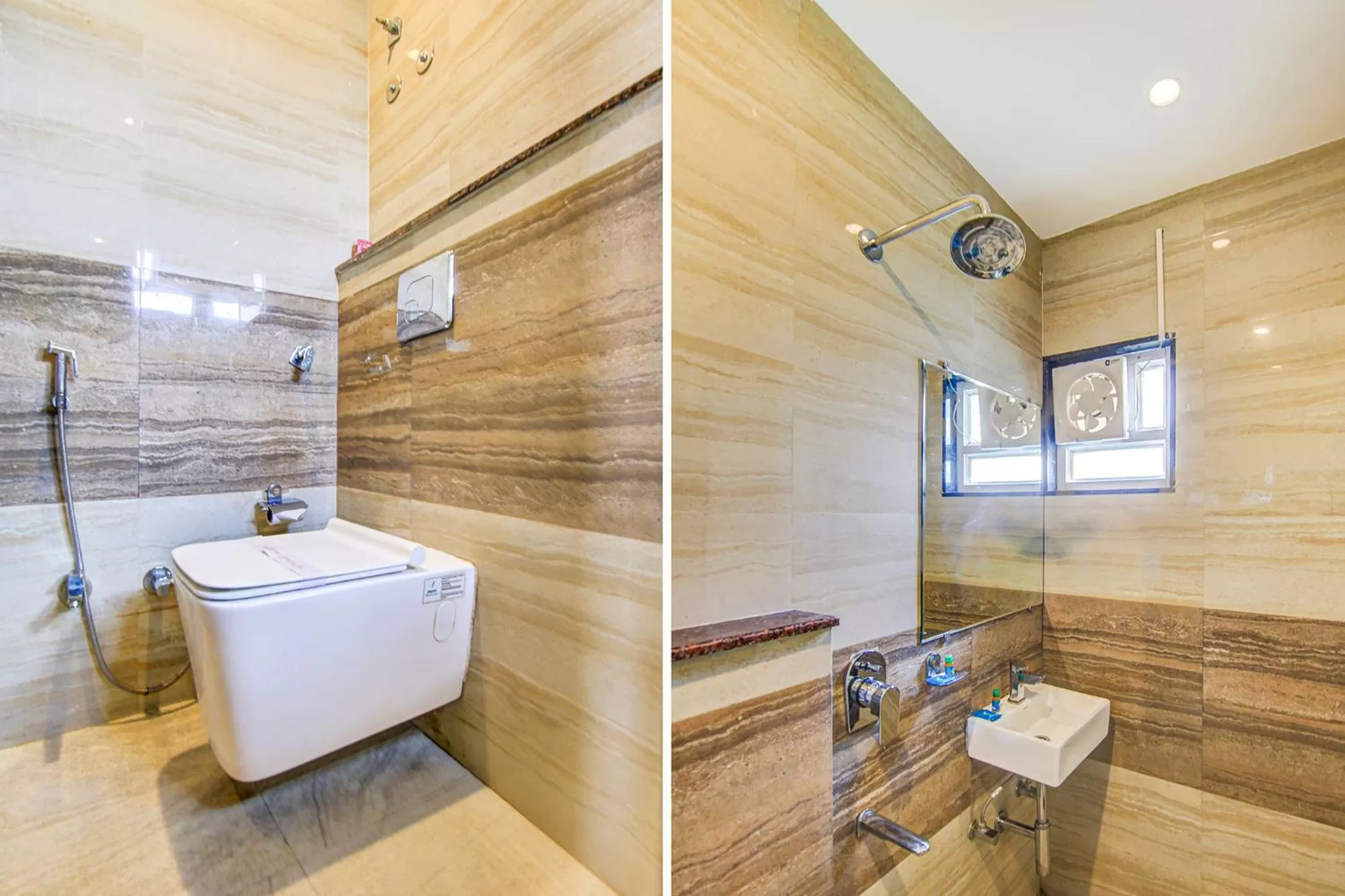 Bathroom in FabHotel The Khushi Regent