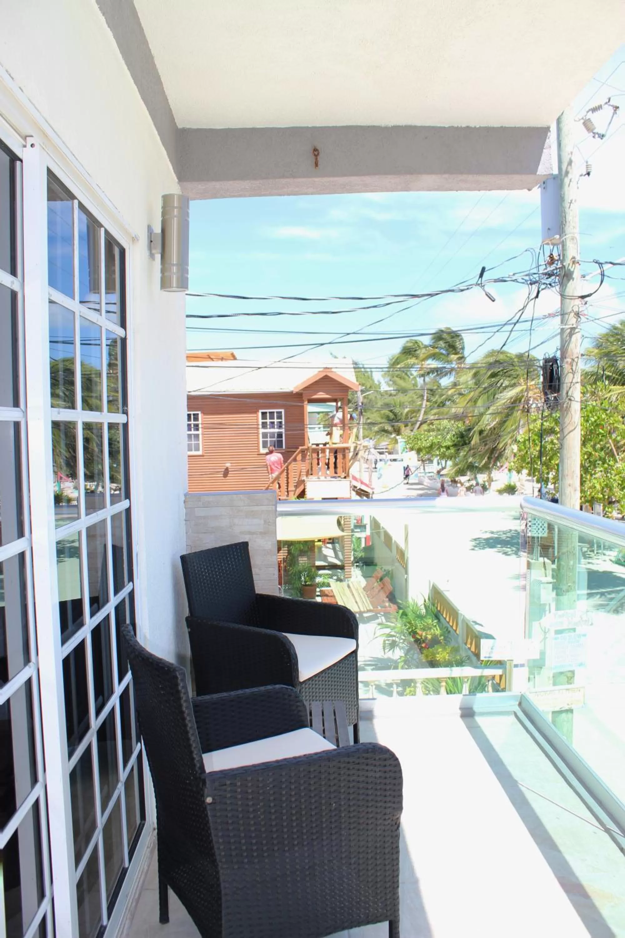 Balcony/Terrace in Barefoot Caye Caulker Hotel