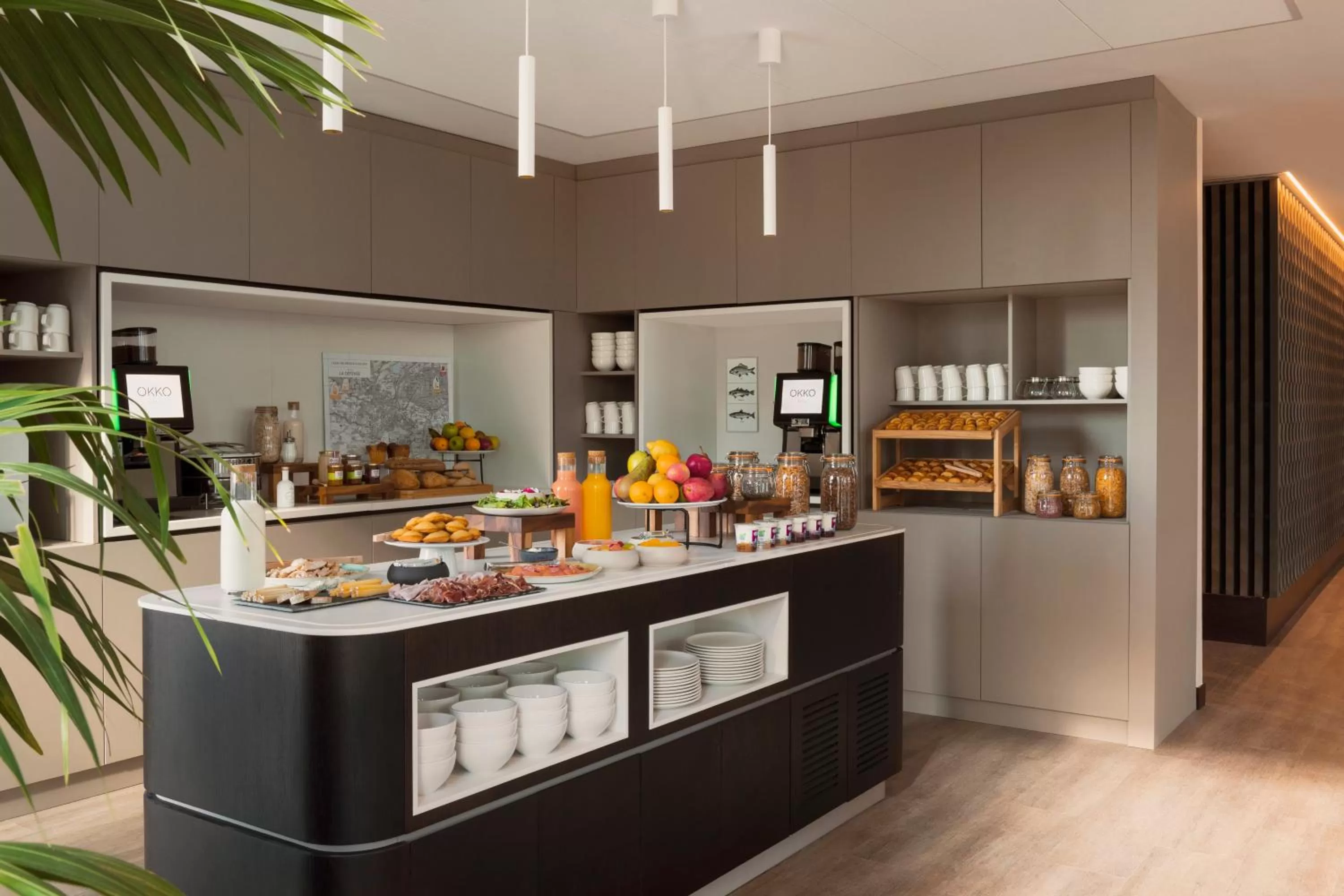 Buffet breakfast in OKKO Hotels Paris La Défense