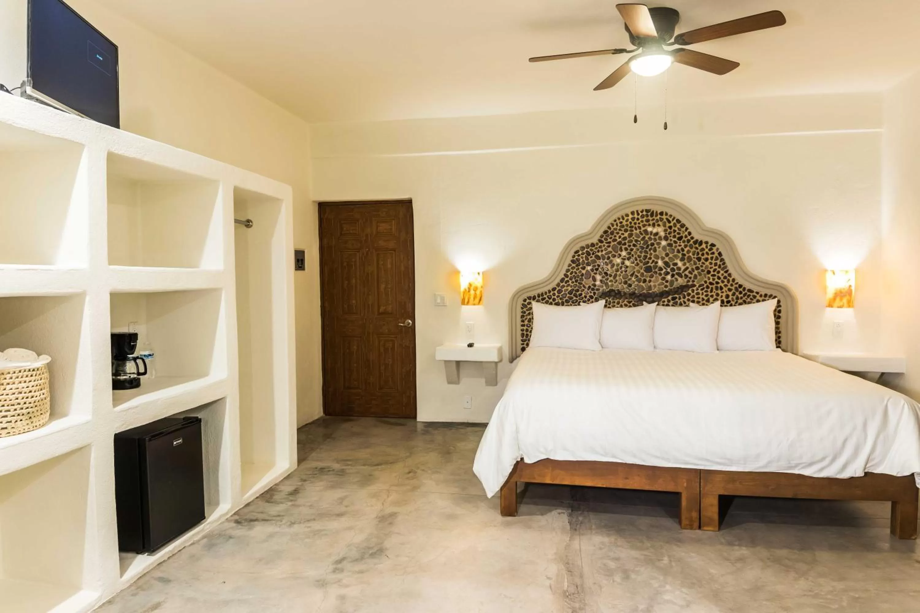 Bed in Rosarito Hotel