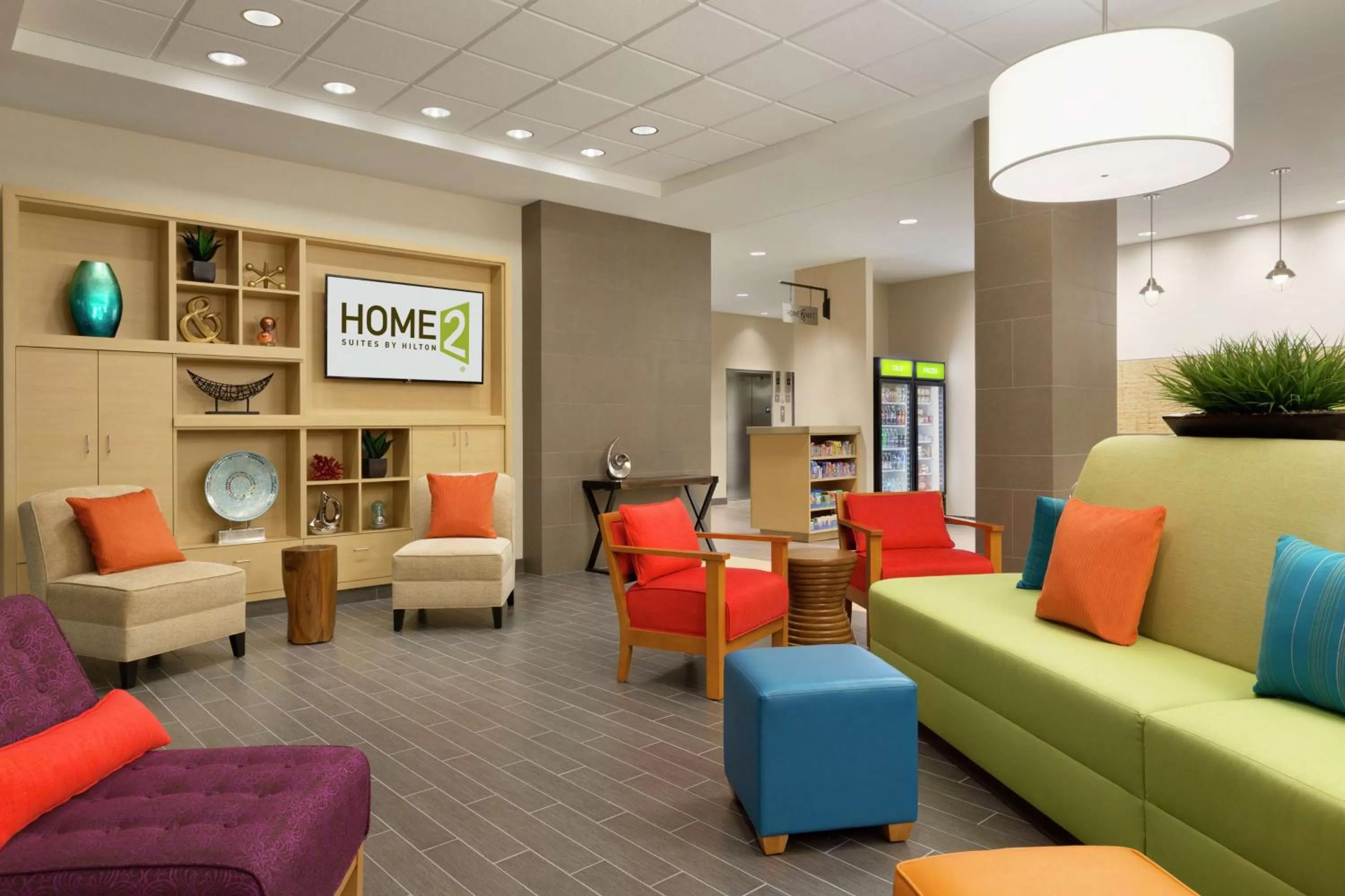 Lobby or reception in Home2 Suites By Hilton La Crosse