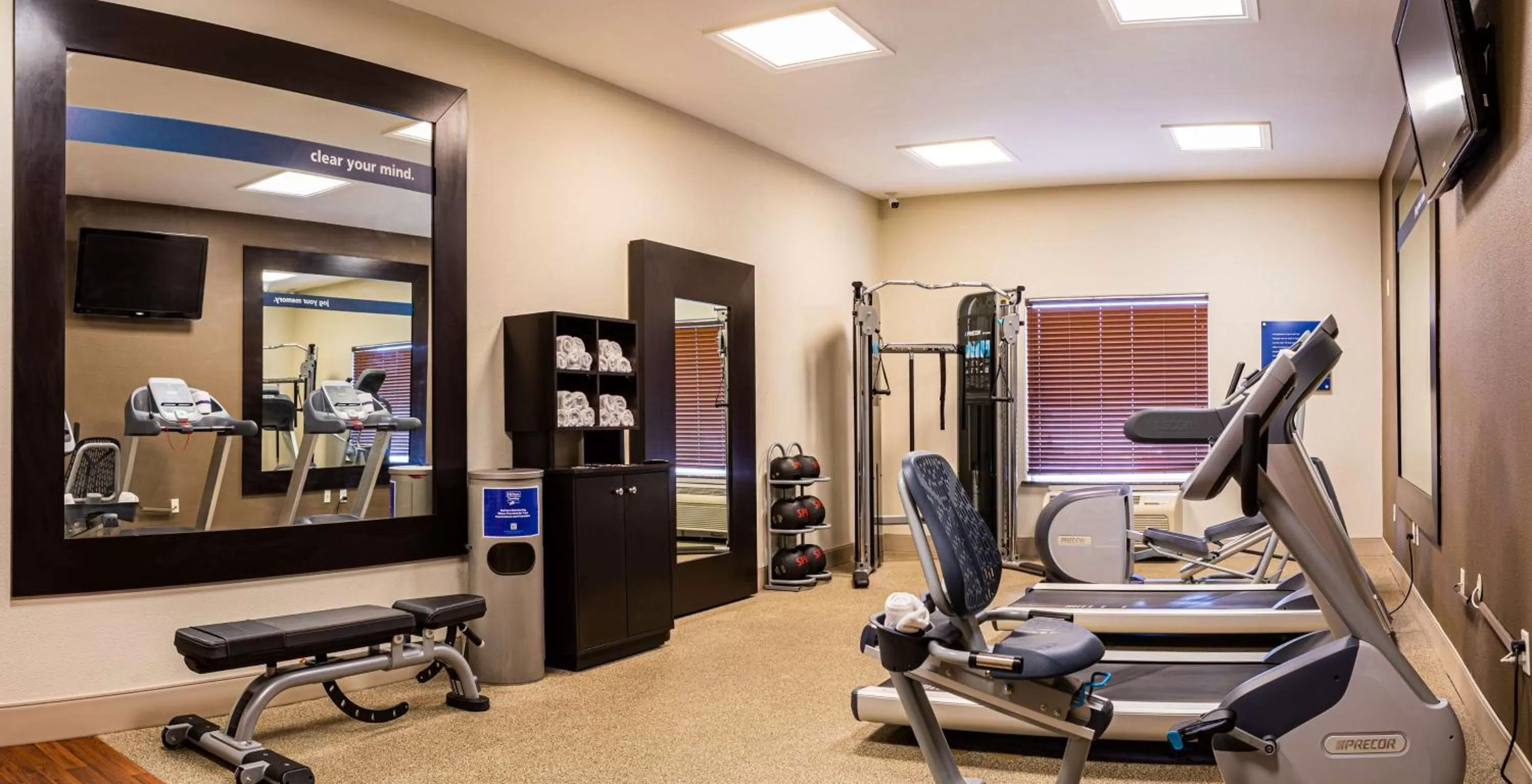 Fitness centre/facilities in Hampton Inn & Suites Boerne