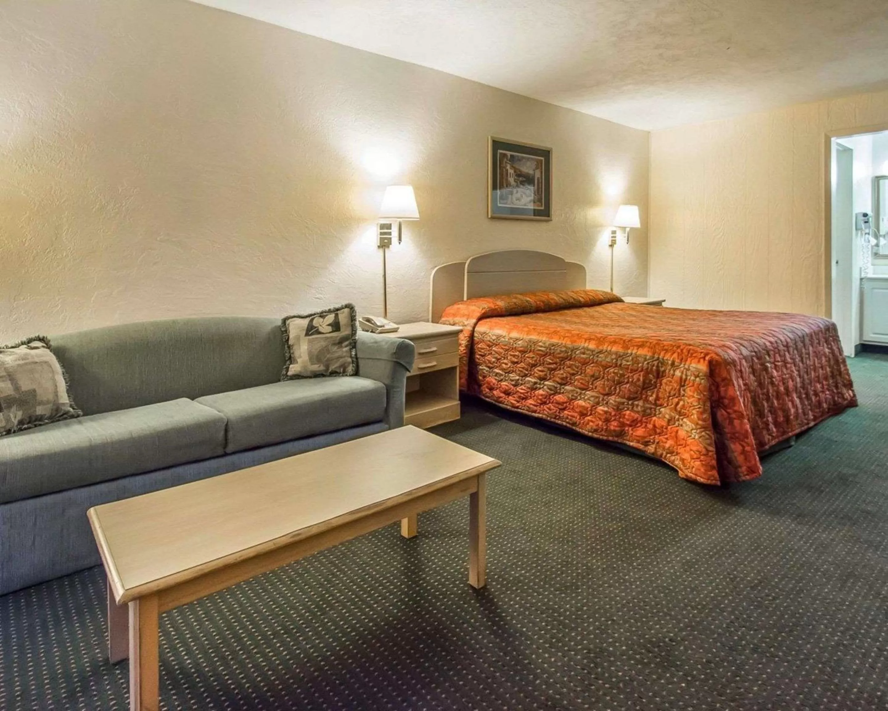 Photo of the whole room, Bed in Rodeway Inn Gainesville - University Area