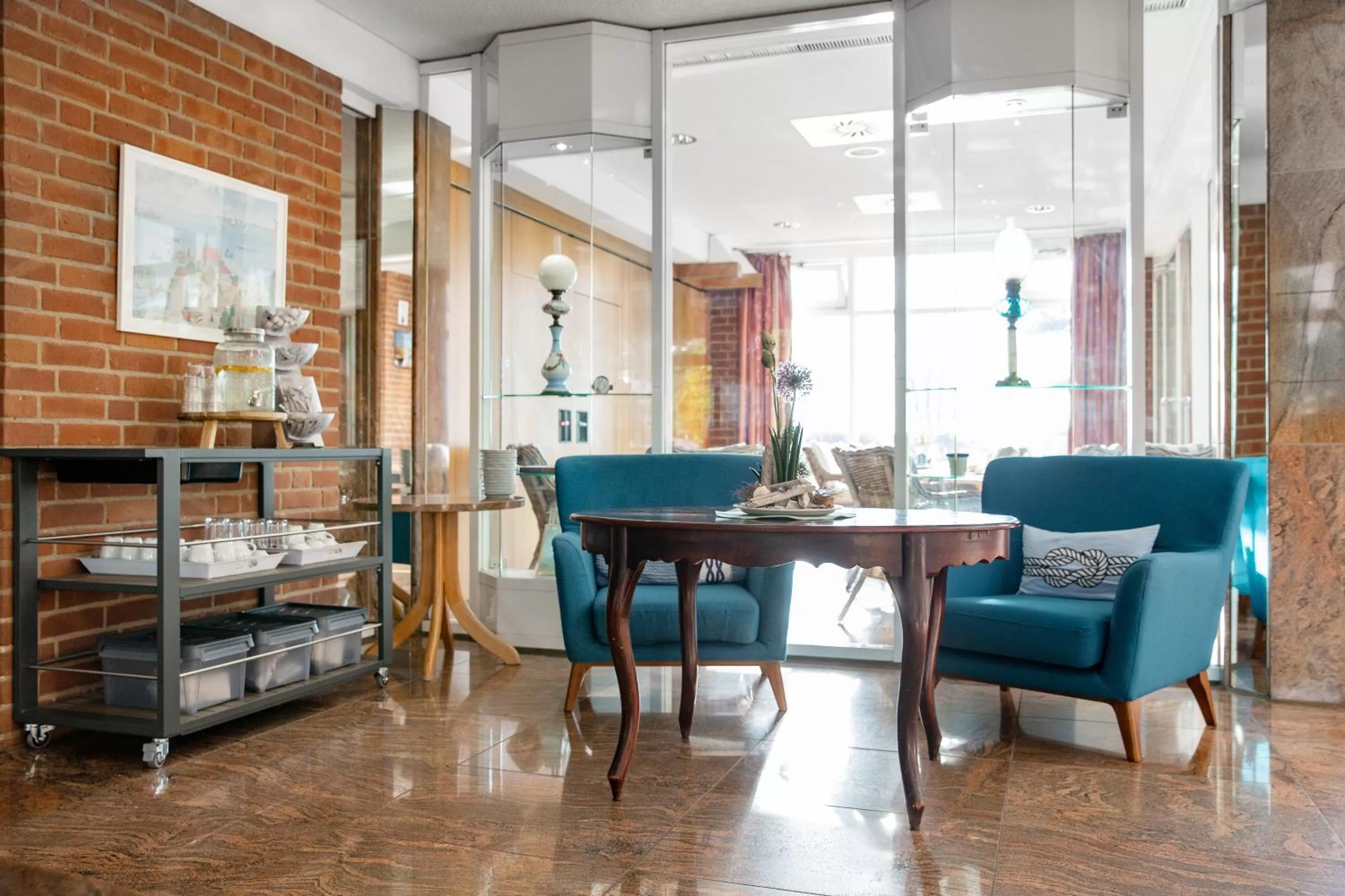 Lobby or reception in Stadthotel Eckernförde