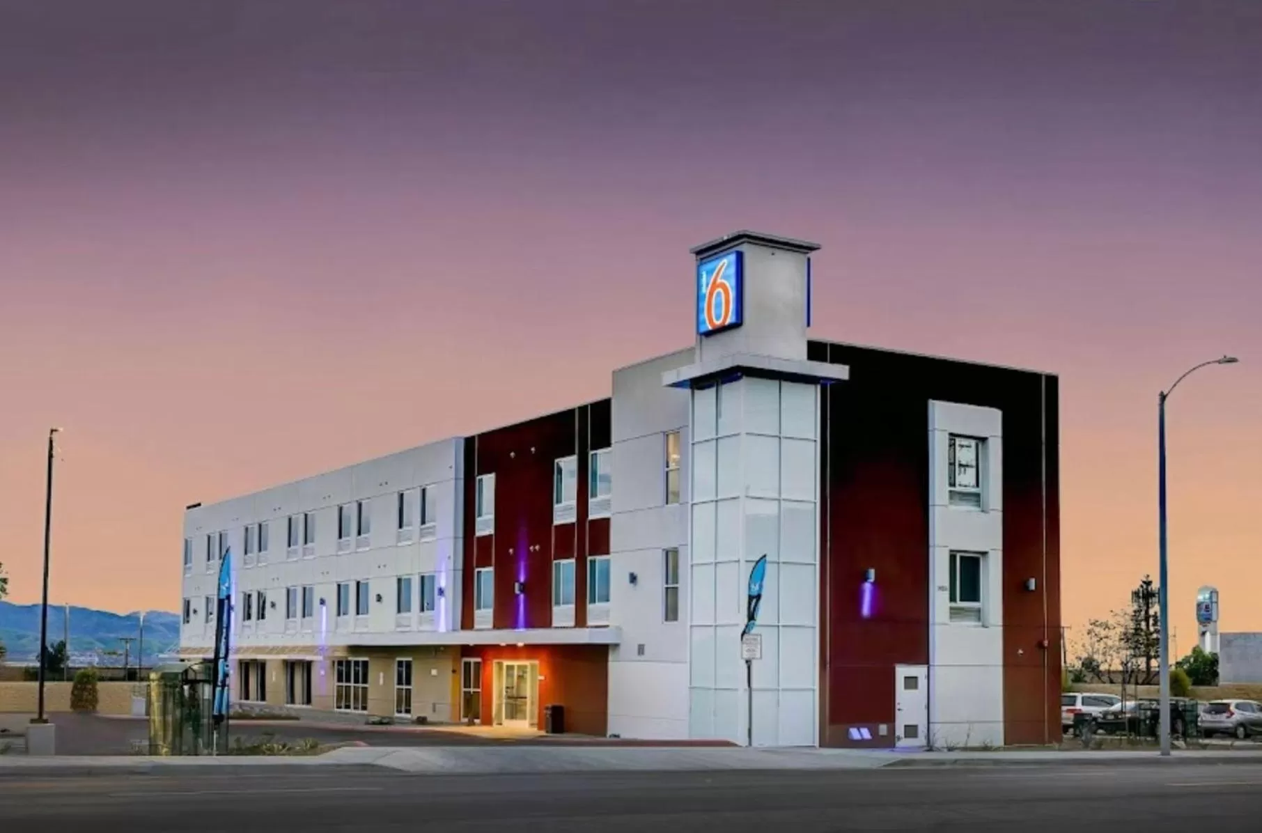 Property building in Motel 6 Highland CA San Bernardino East