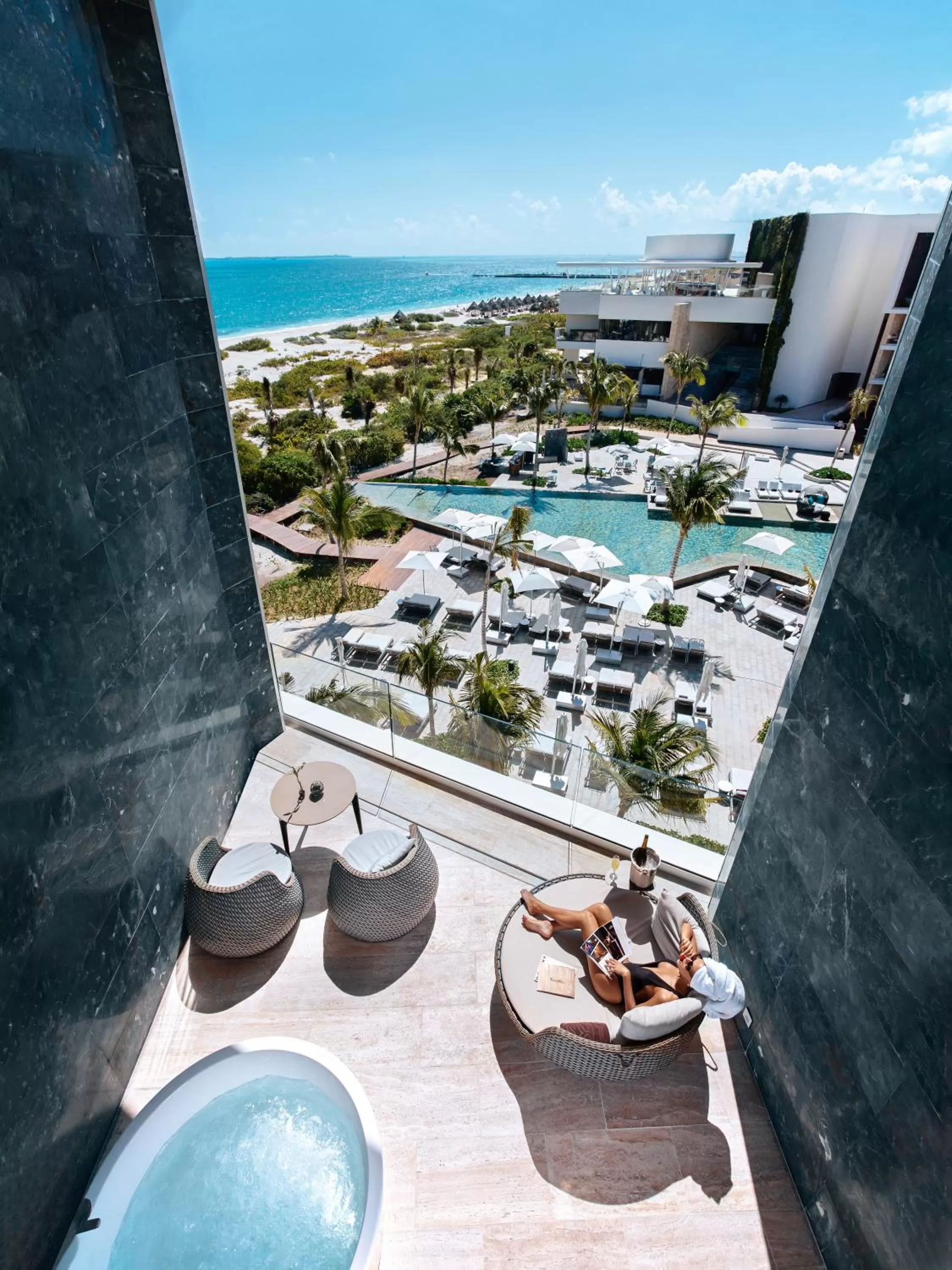 Pool view in TRS Coral Hotel - Adults Only - All Inclusive