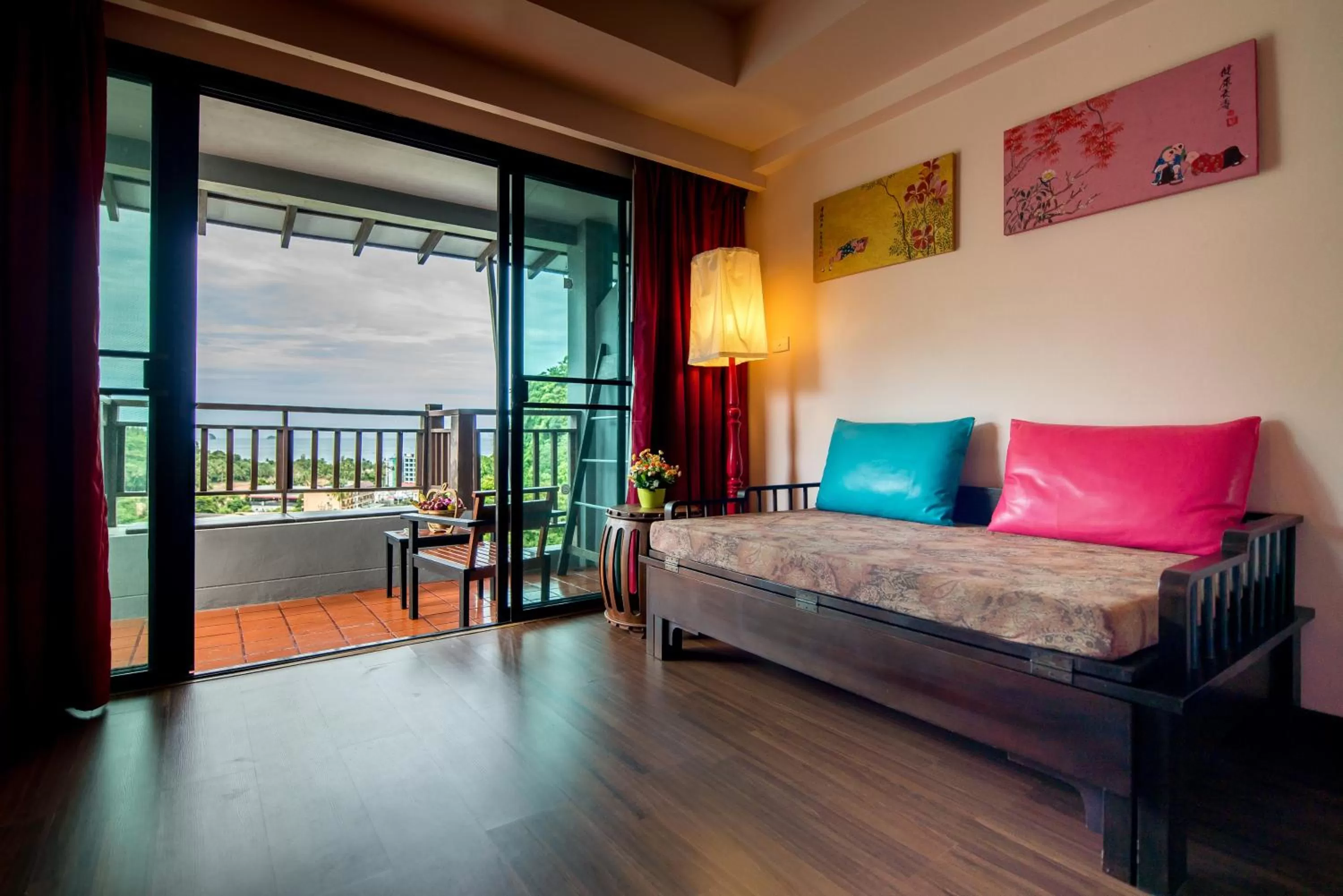 Living room, Bed in Krabi Chada Resort