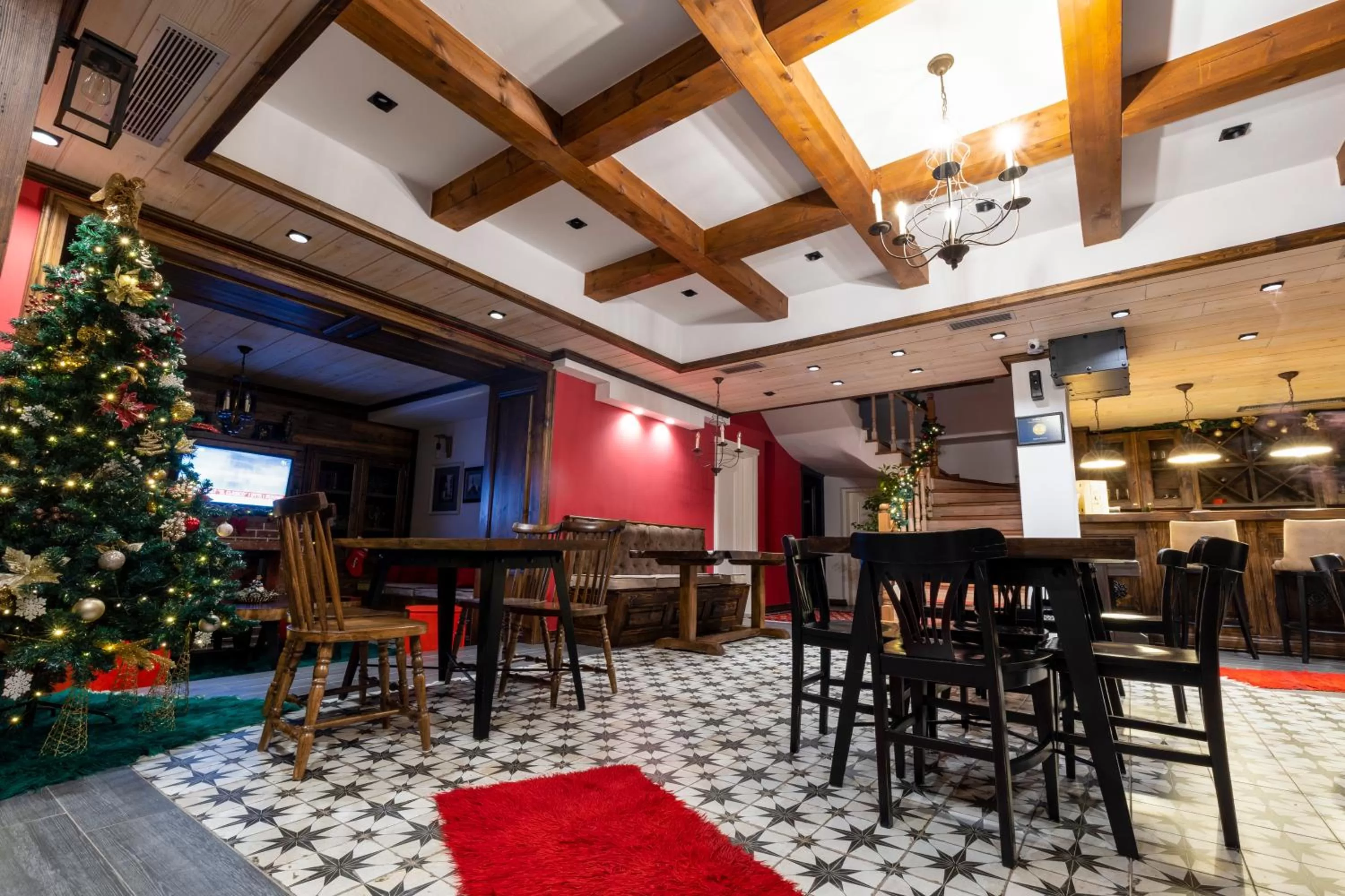 Lounge or bar in Bujtina Oxhaku