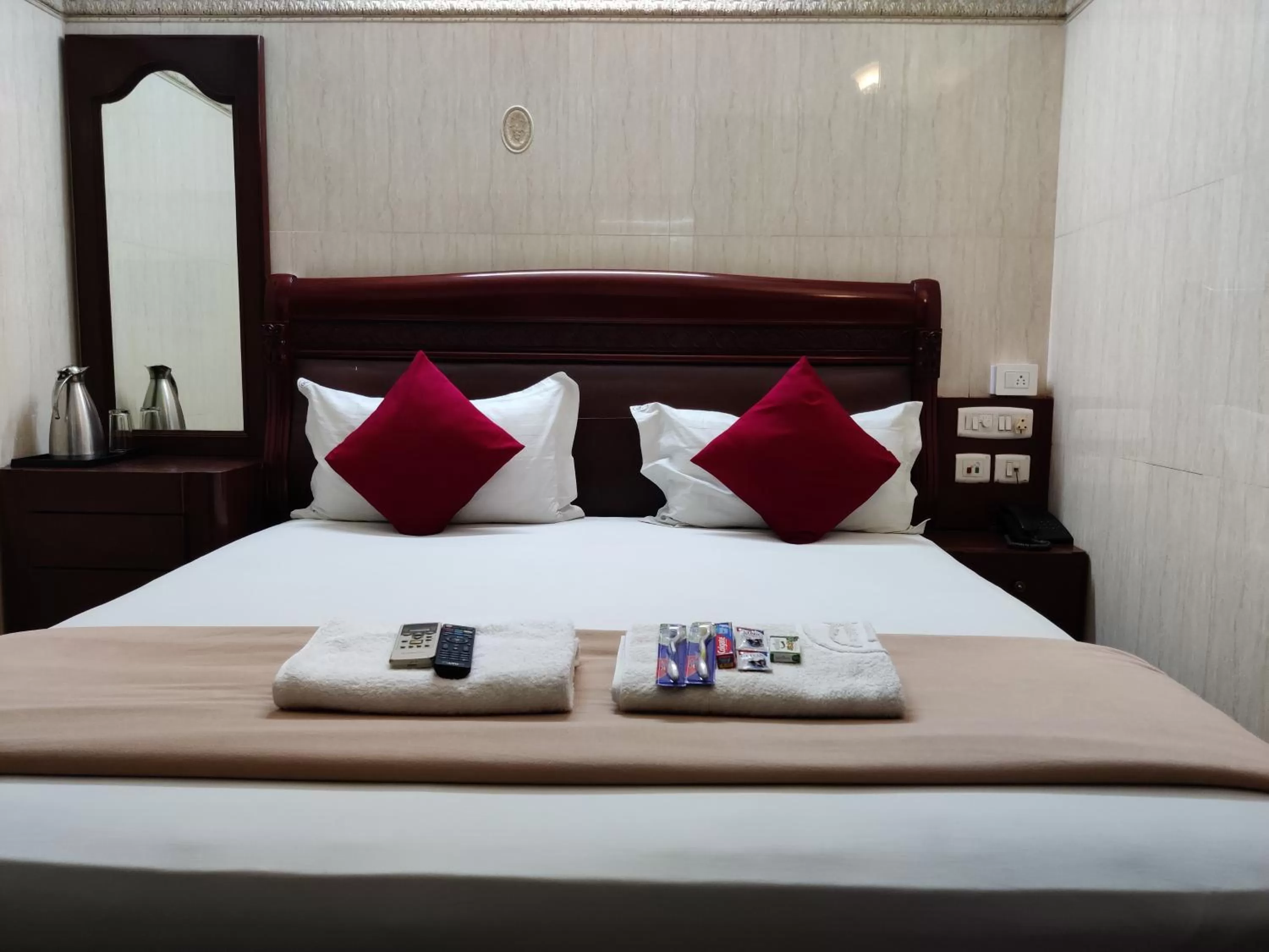 Bedroom, Bed in Grand View Residency Chennai