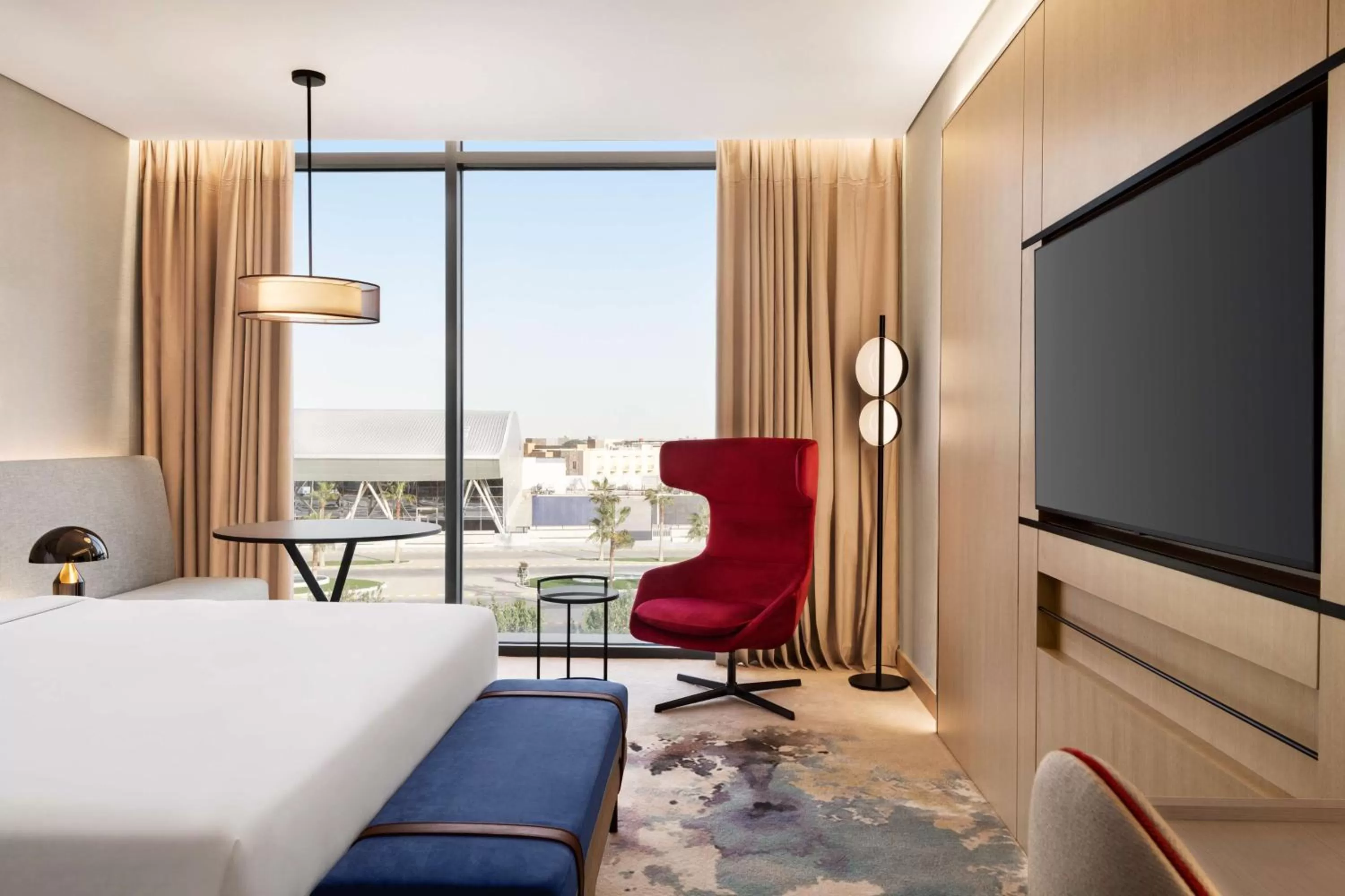 Bed in Radisson Blu Hotel Riyadh Convention and Exhibition Center