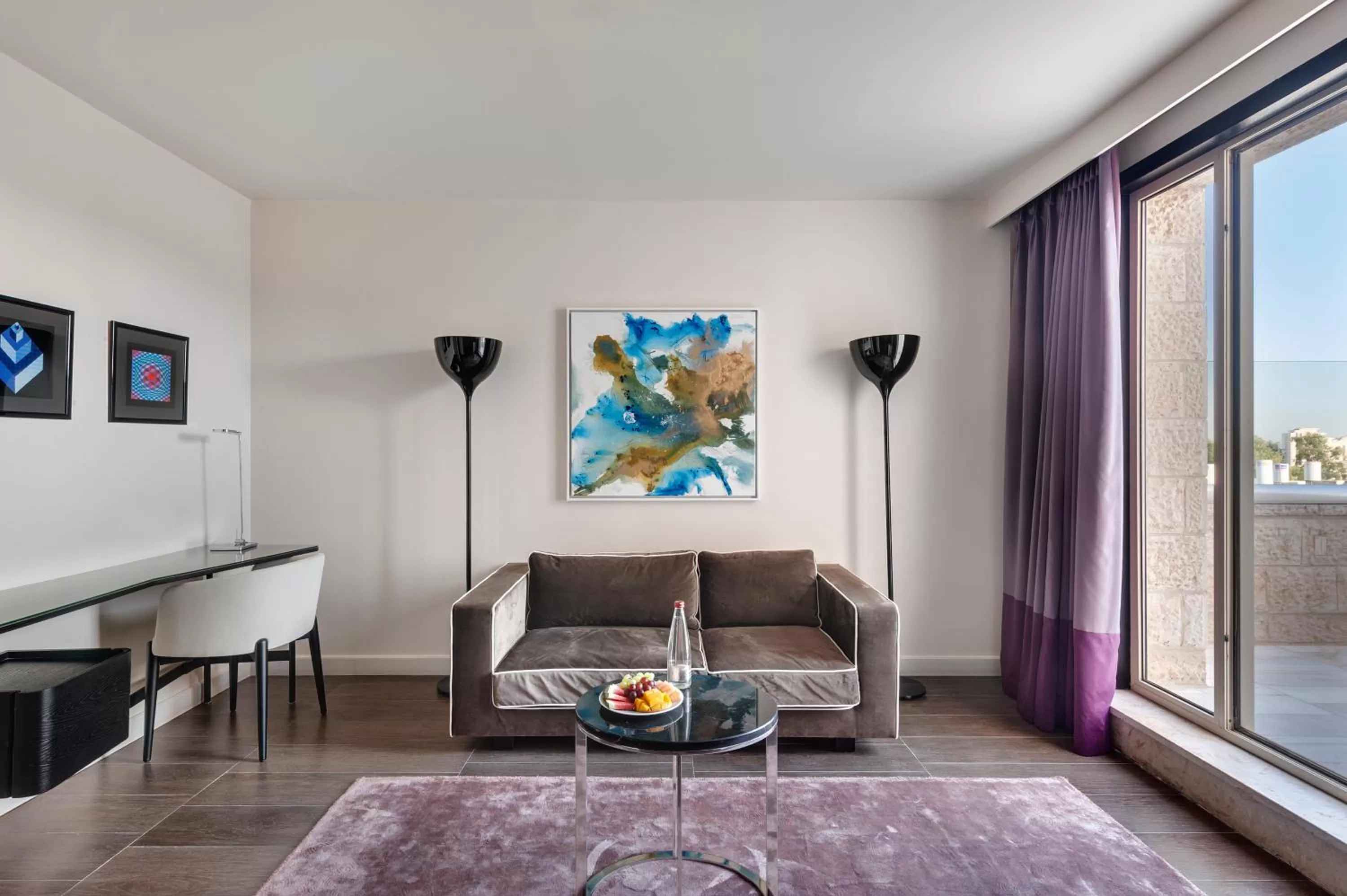 Living room in Lady Stern Jerusalem Hotel