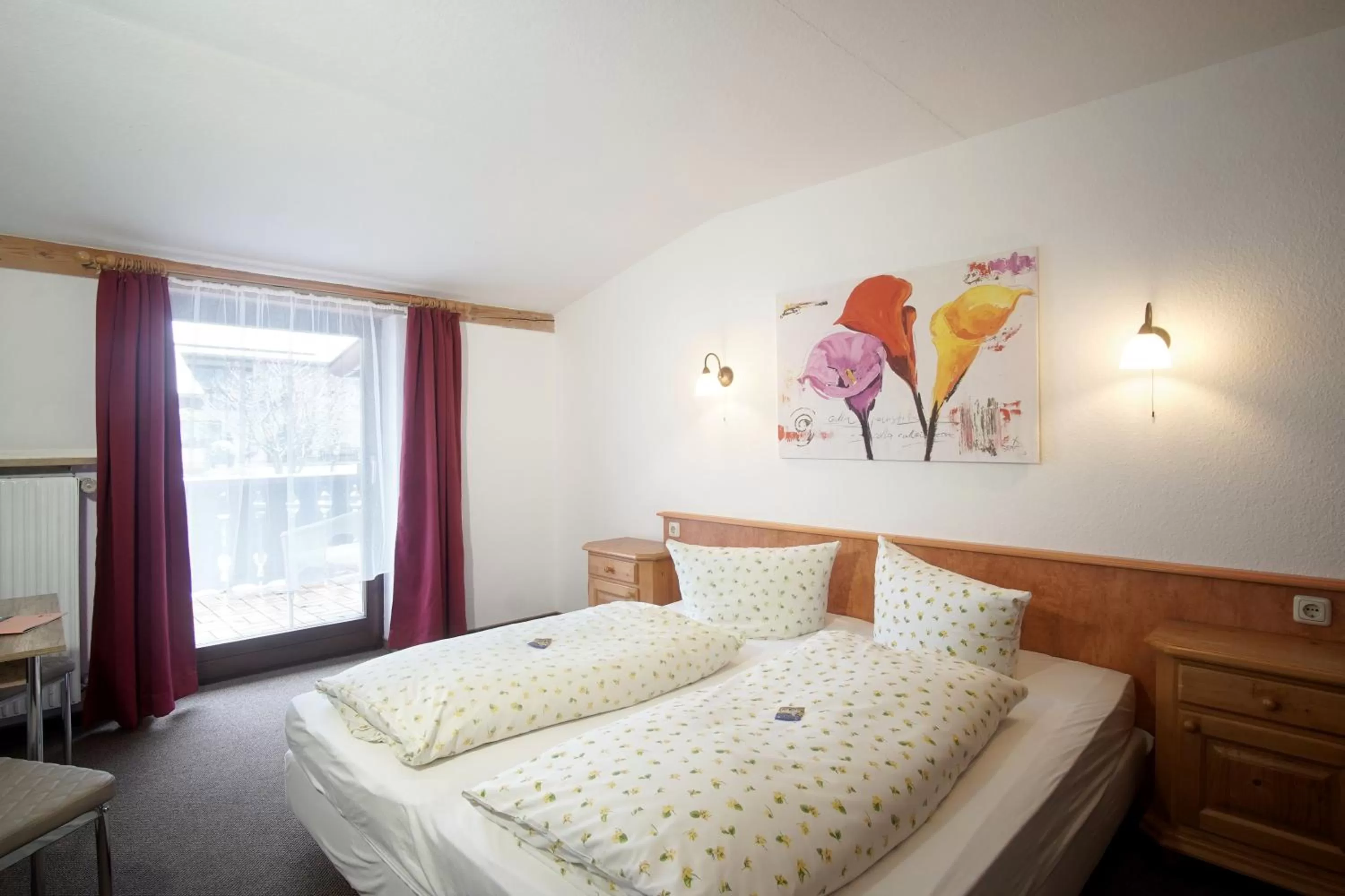 Bed in Hotel Alpenblick Berghof