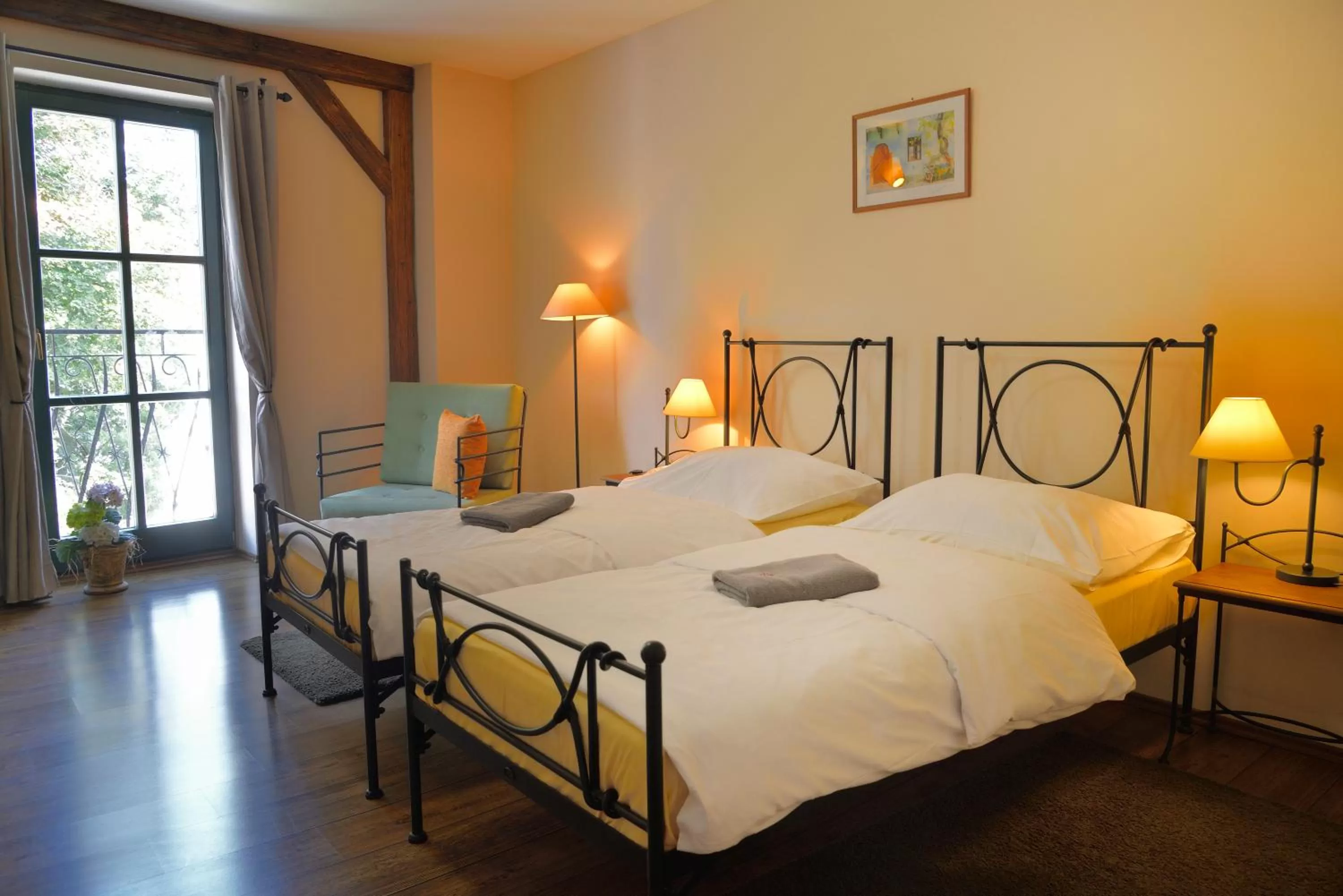 Bed in Hotel and restaurant Via Ironia