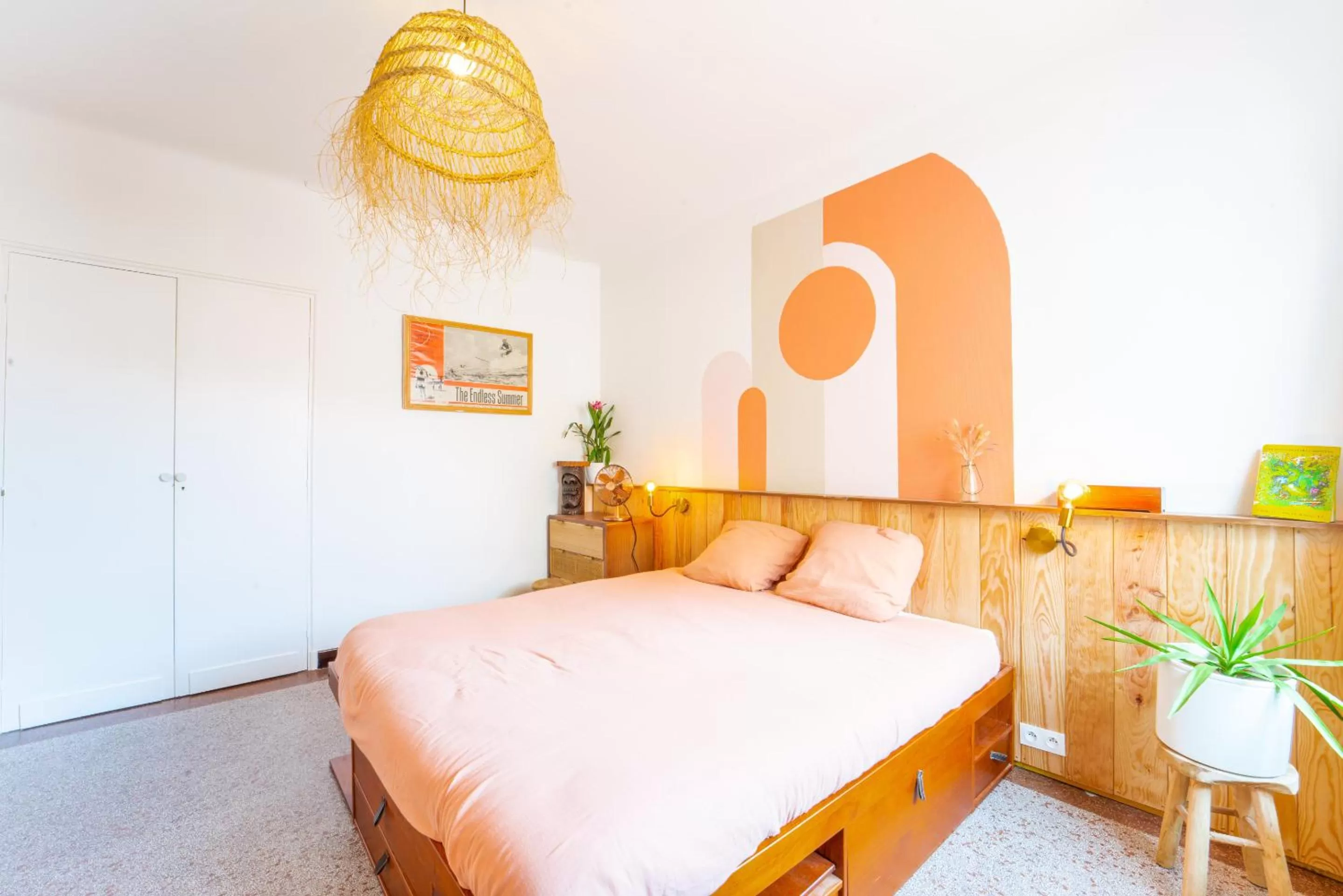 Bedroom, Bed in La Boga Surf House