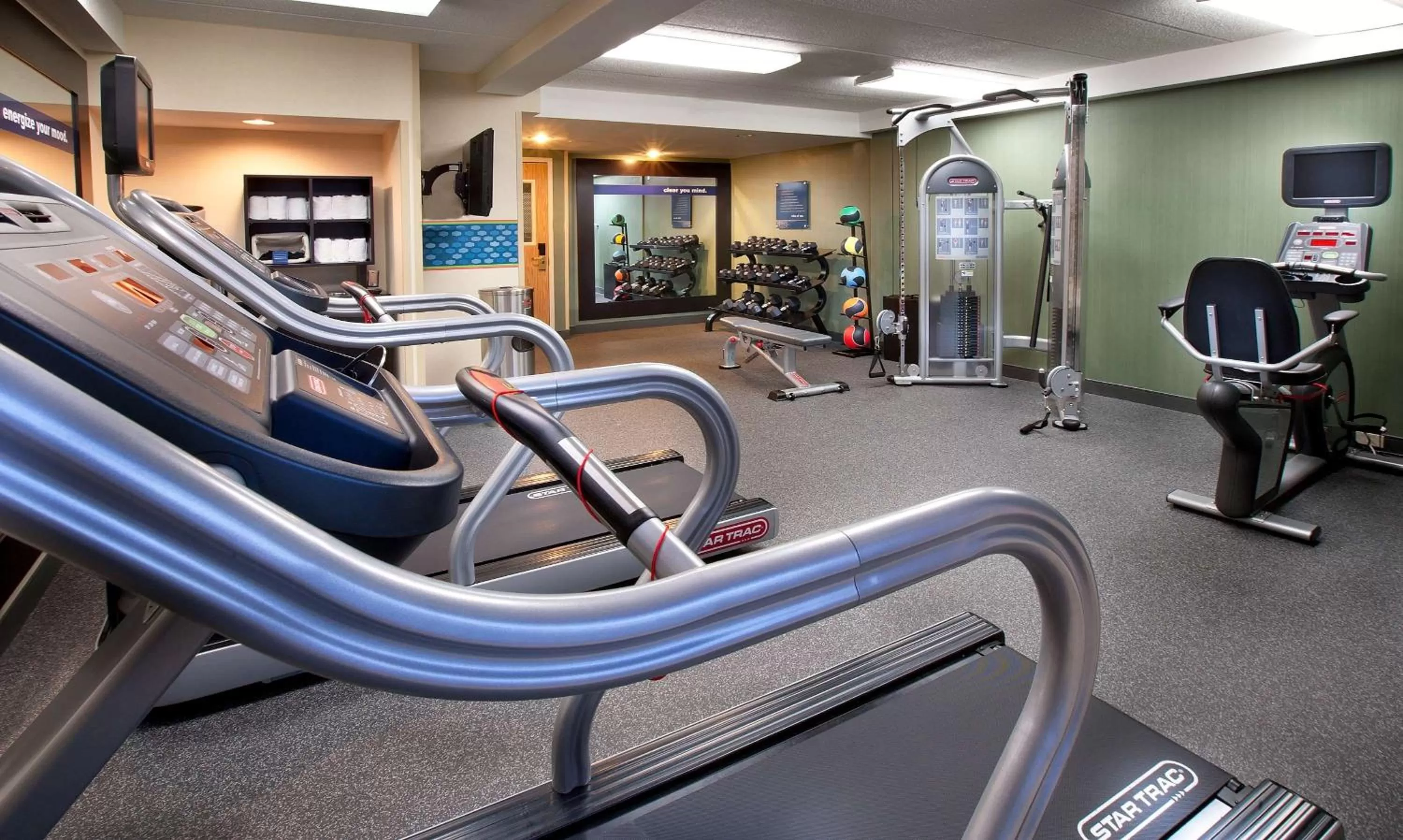 Fitness centre/facilities in Hampton Inn Alexandria