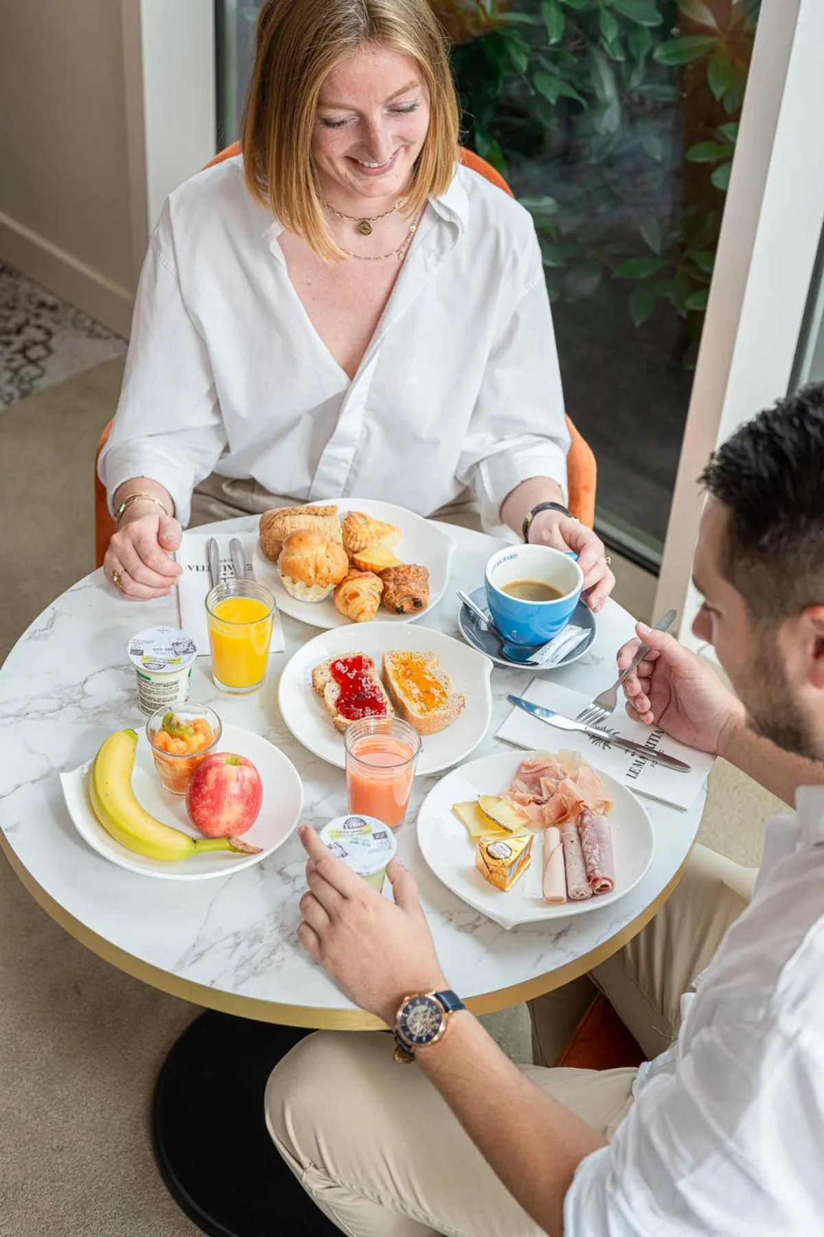 Continental breakfast in Le Mauritia Hotel et Spa