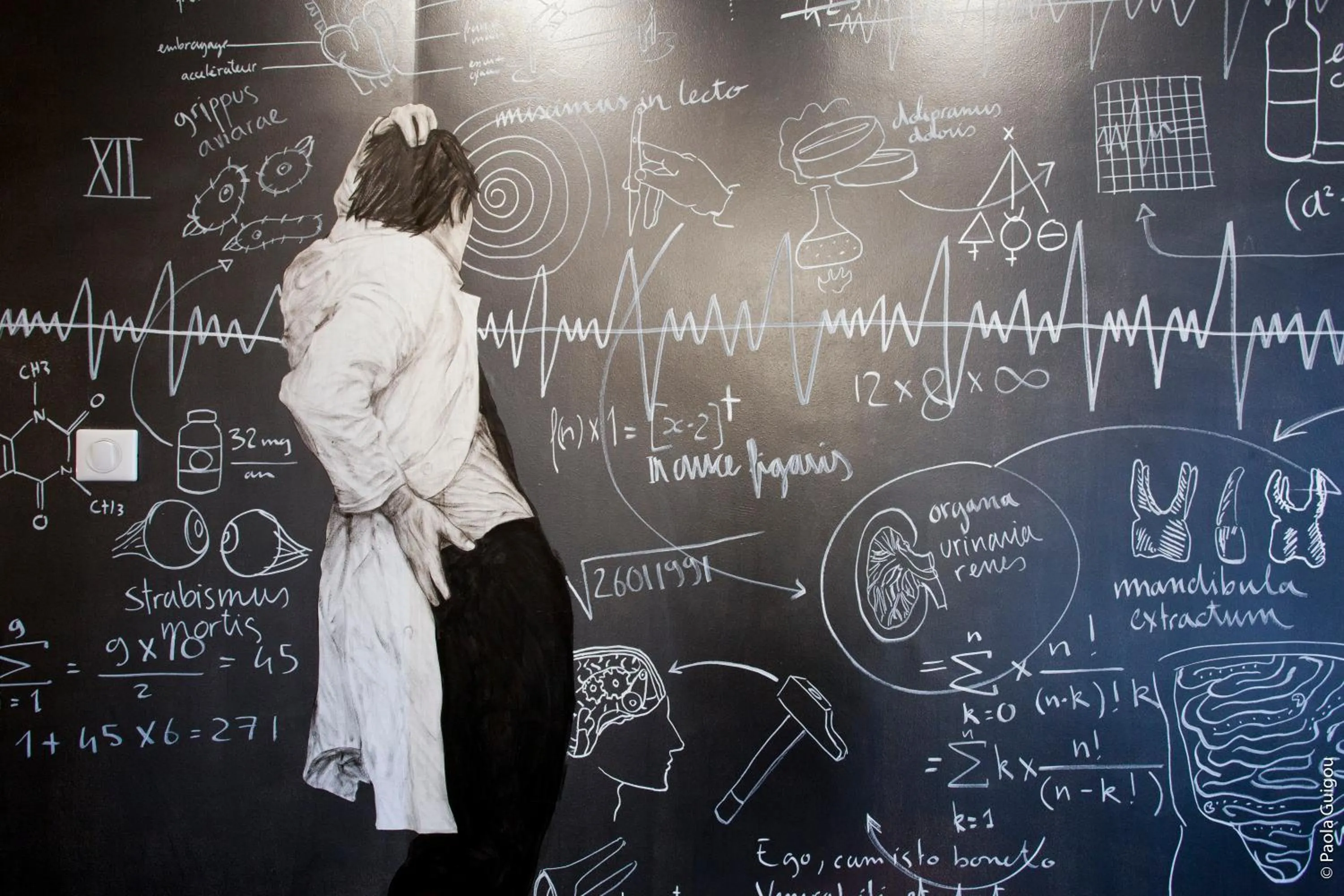 Decorative detail in Hôtel Graffalgar