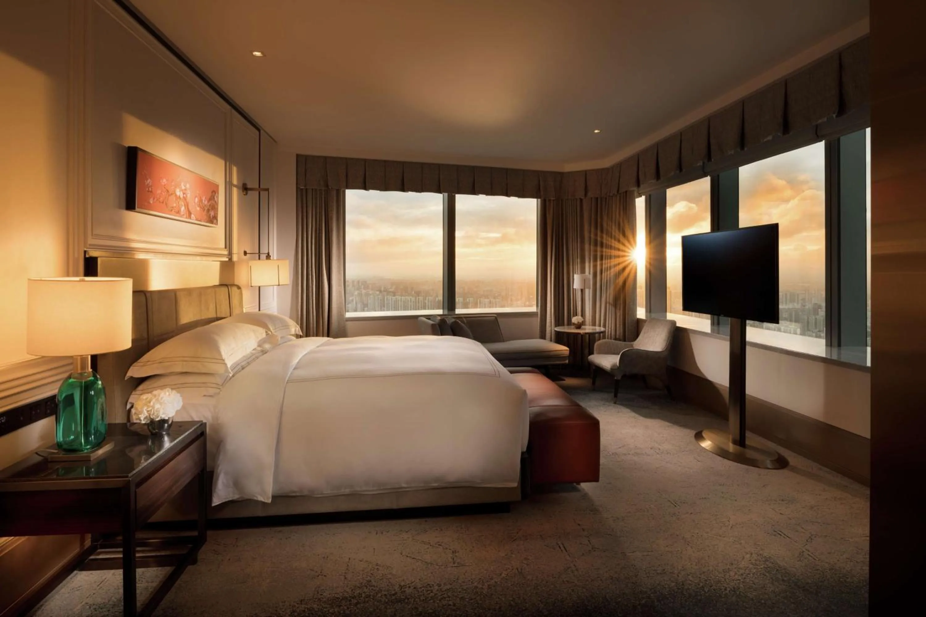 Bedroom, Bed in Conrad Shenyang