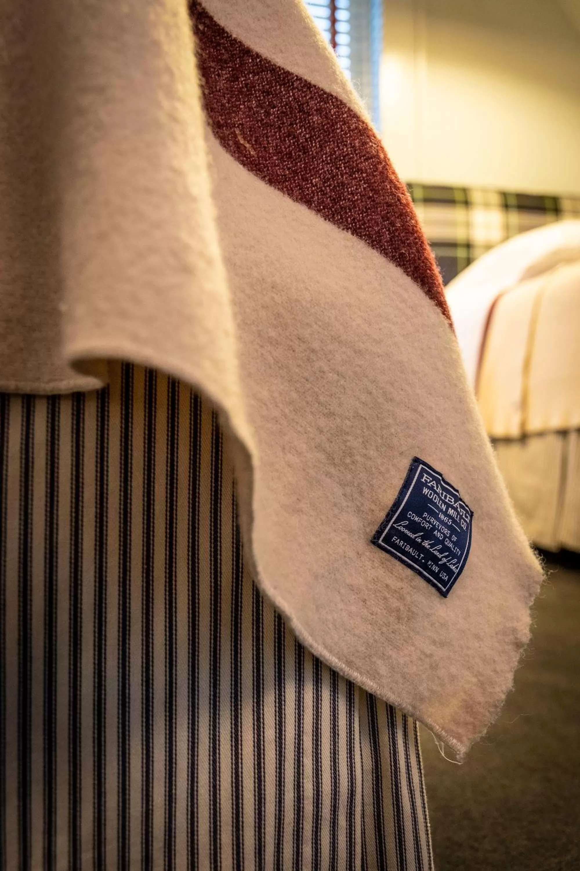 Bed in Hotel Broad Ripple