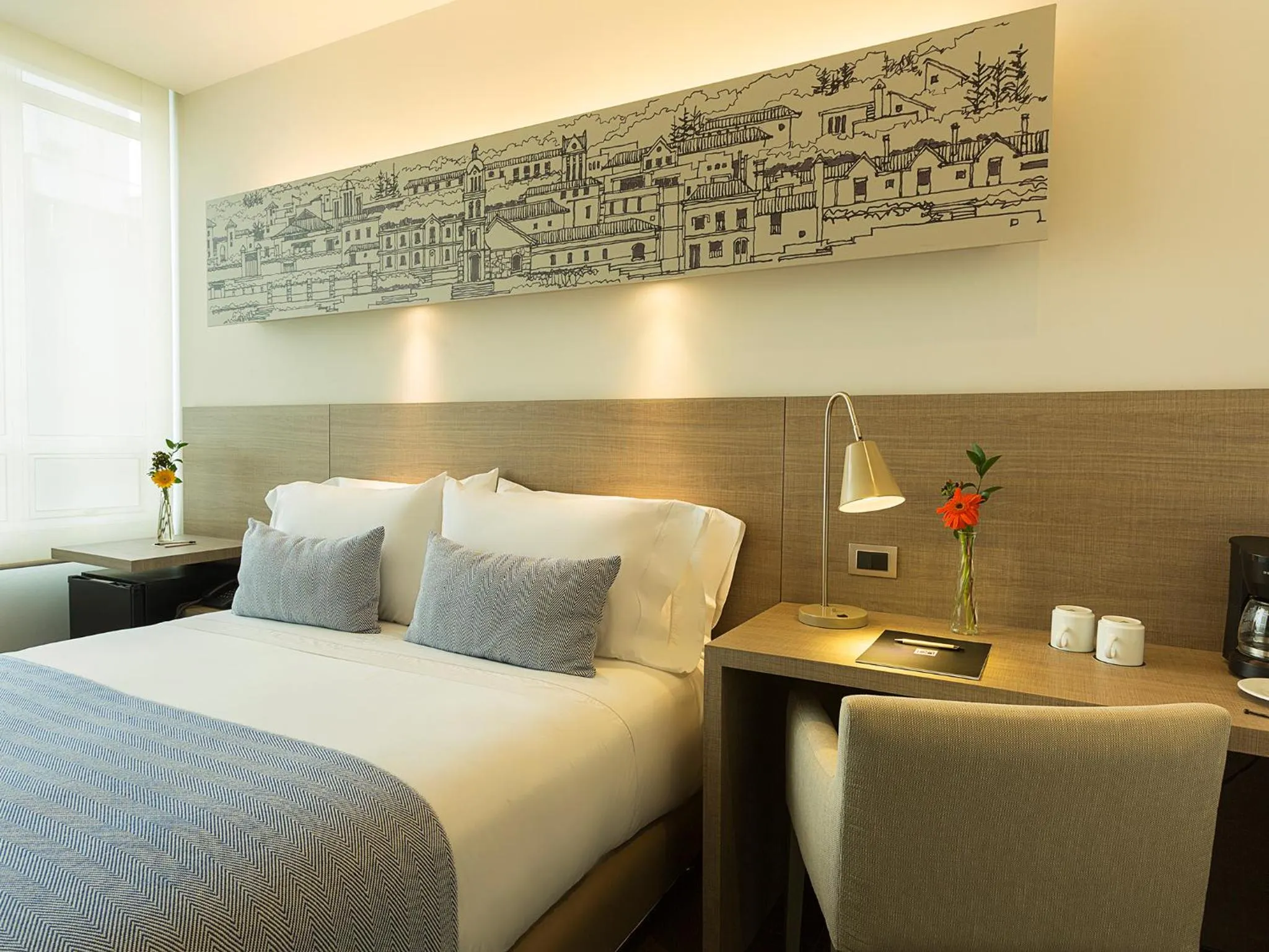 Bedroom, Bed in Hotel bh Usaquén