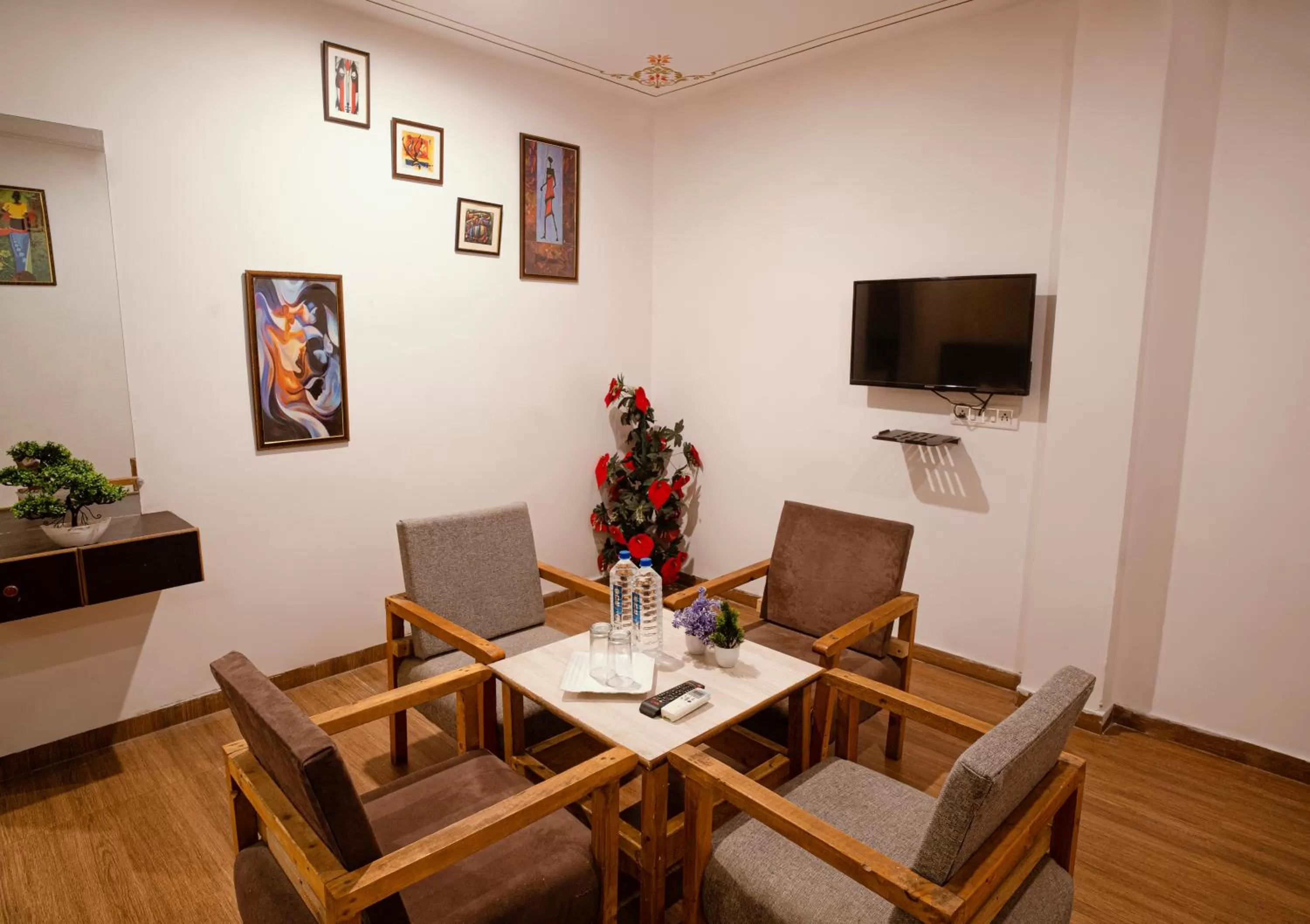 Seating area in Tripli Hotels Arunoday Palace