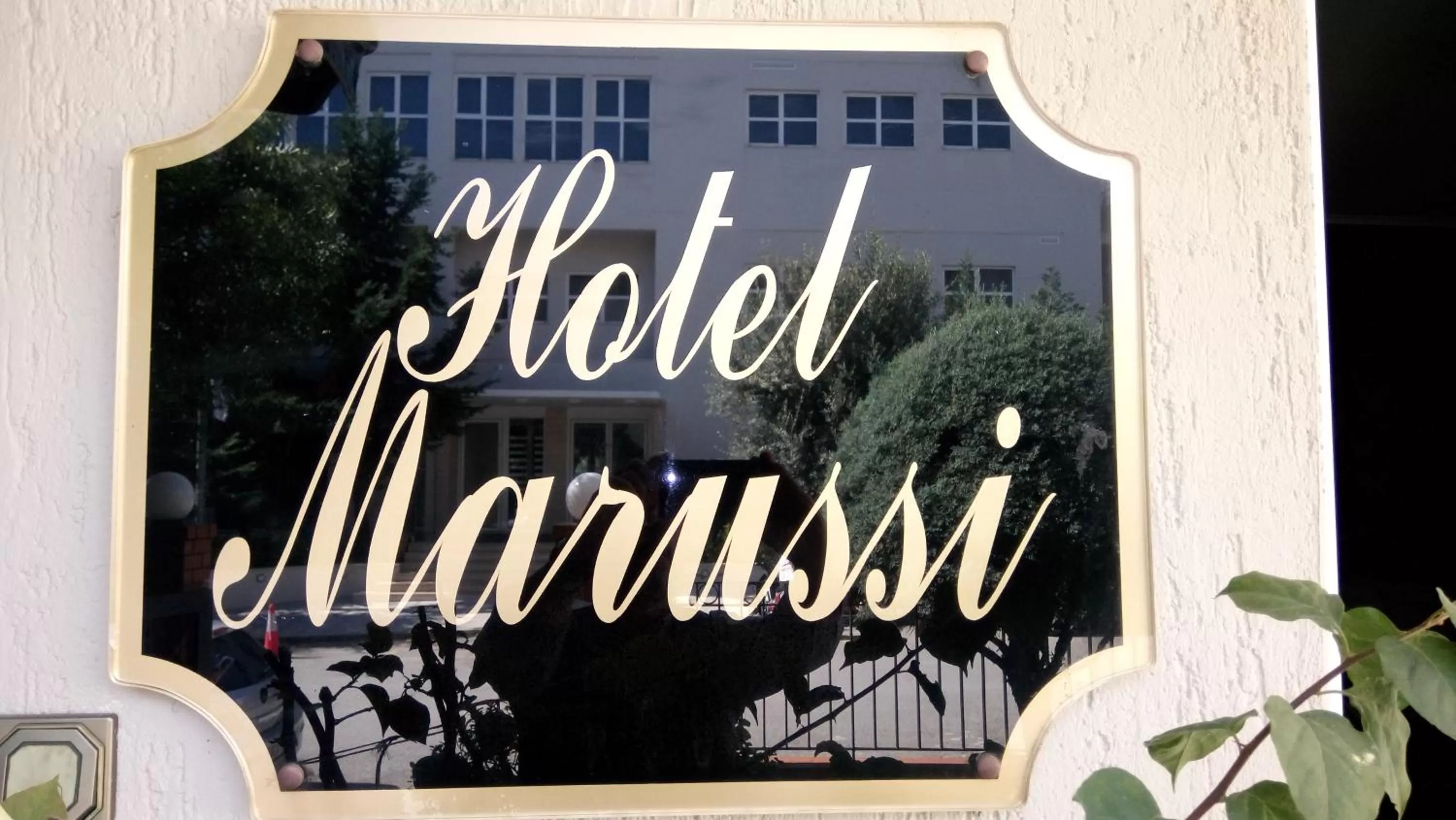 Logo/Certificate/Sign in Hotel Maroussi