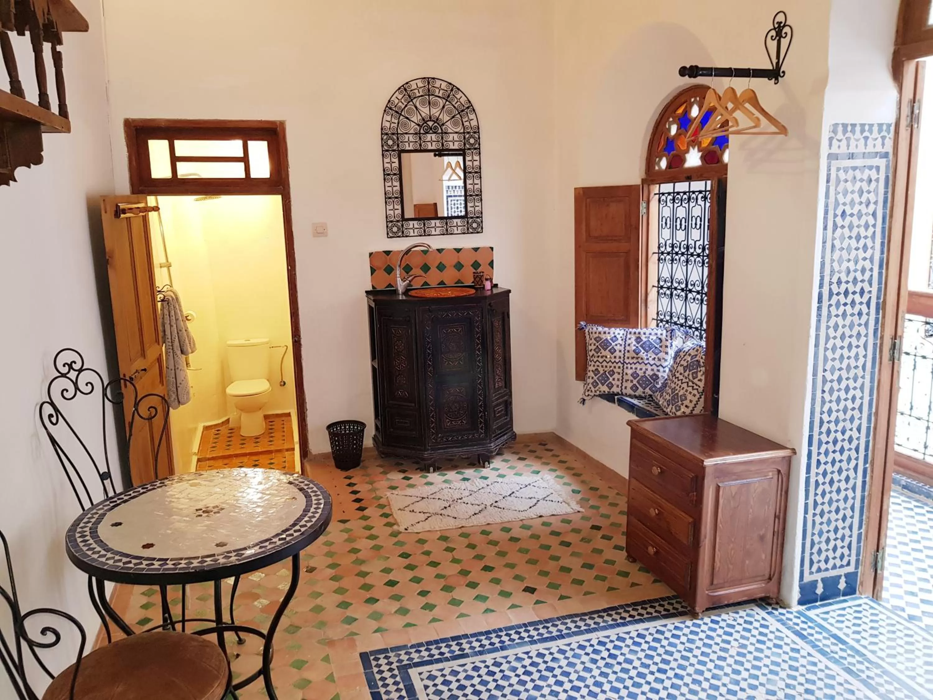 Seating area in Riad Inspira