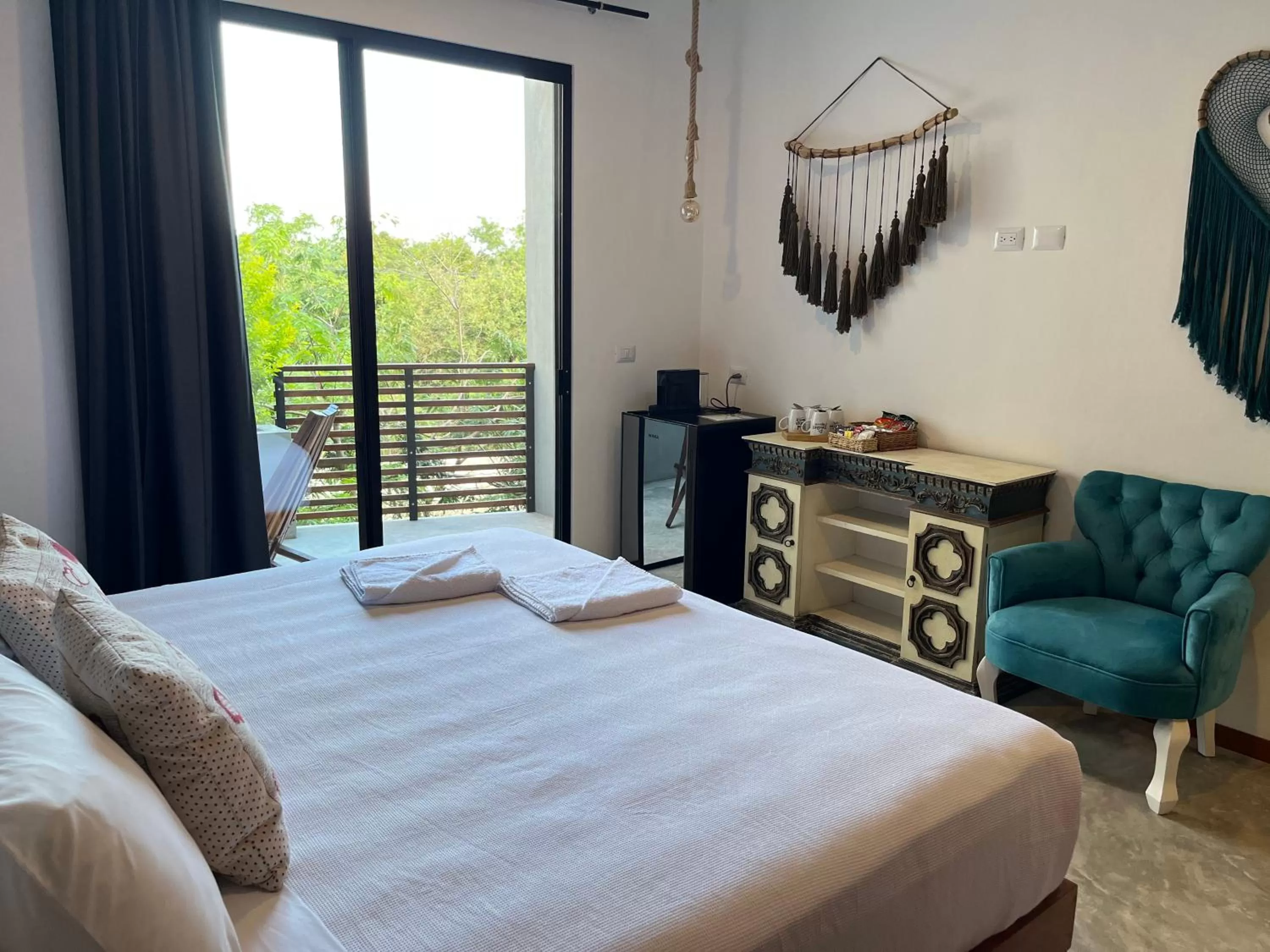 Bed in Little Gem Hotel Tulum La Veleta