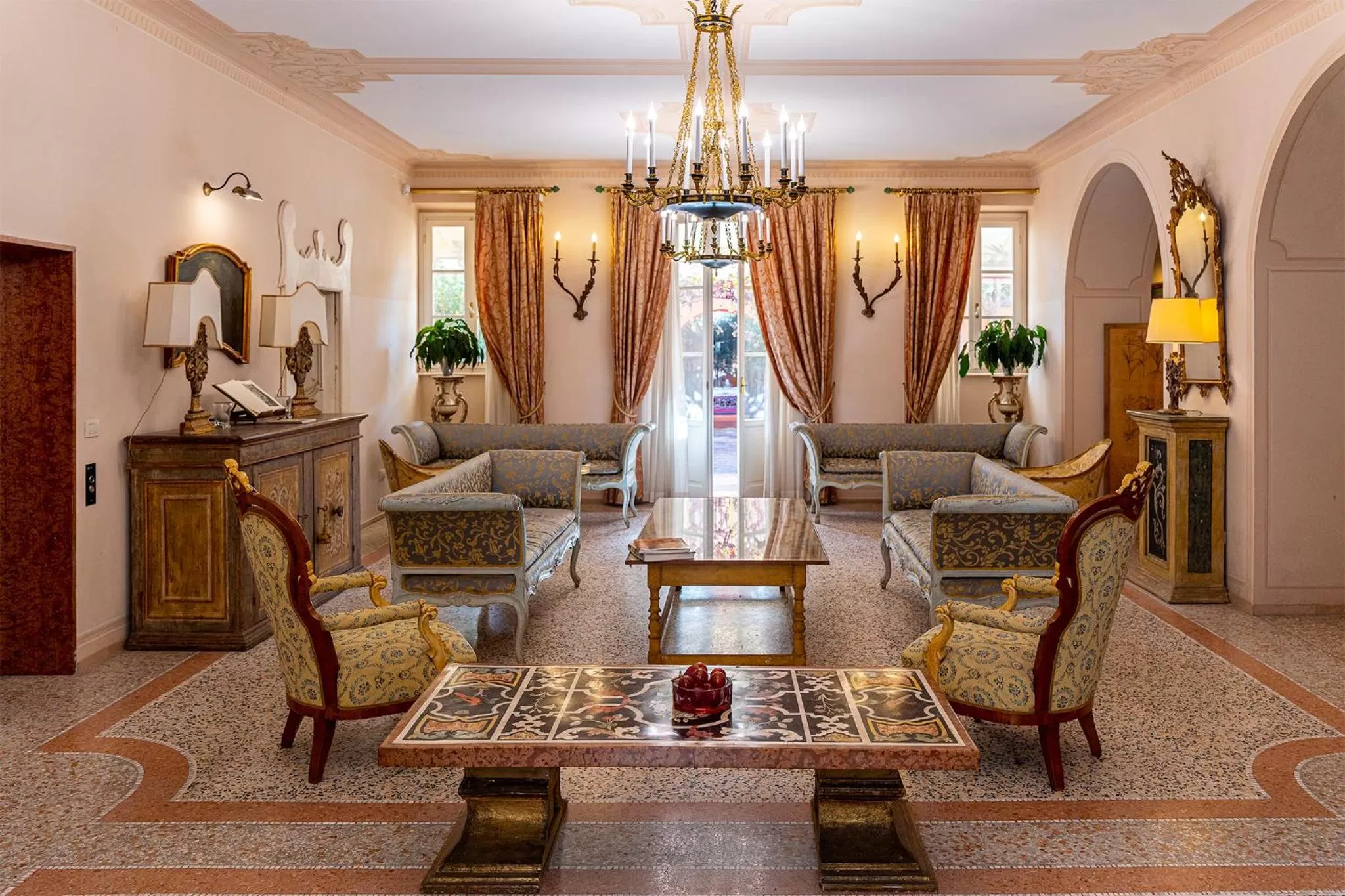 Living room in Dimora Villa Ricci