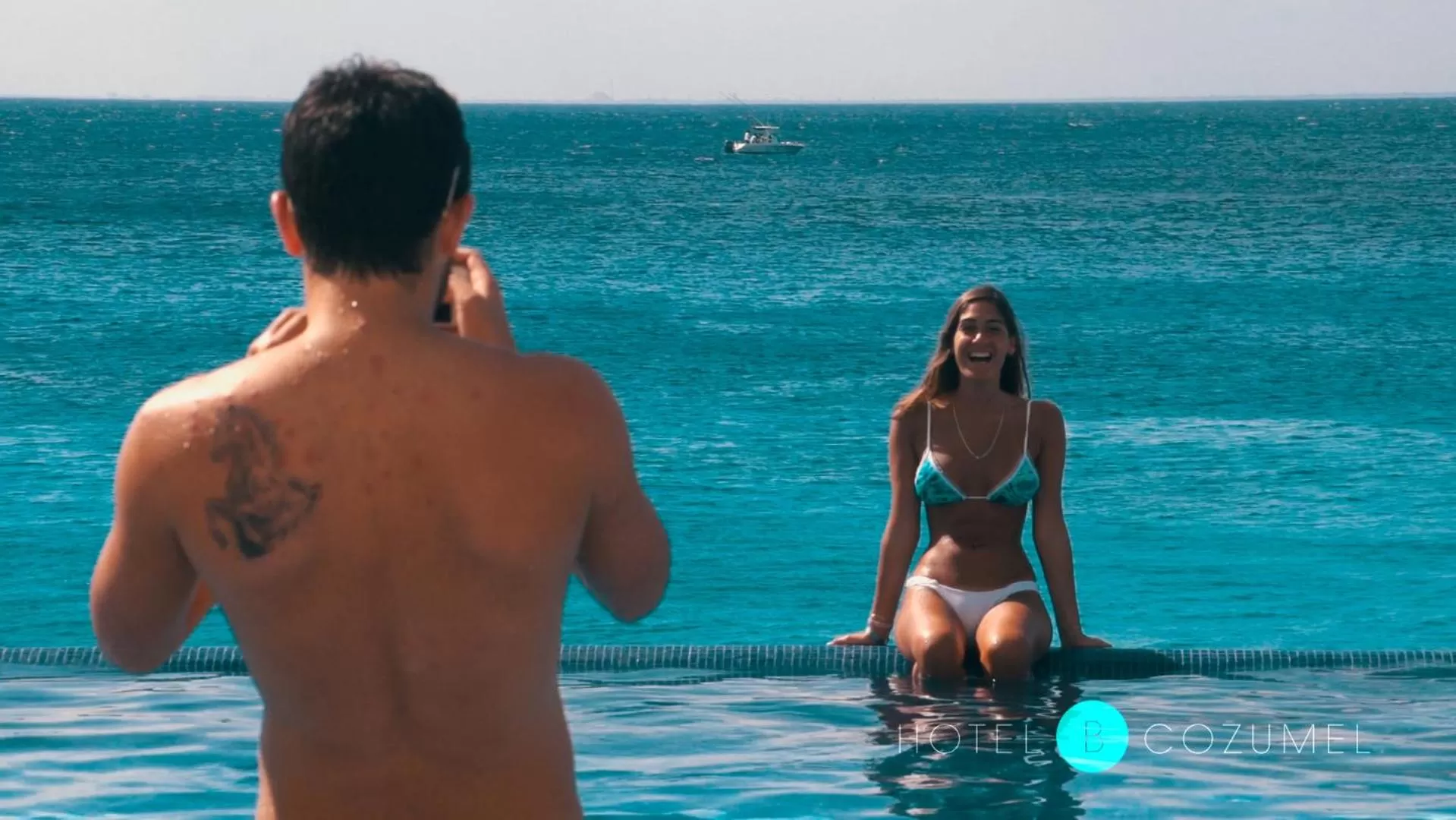 Swimming pool in Hotel B Cozumel