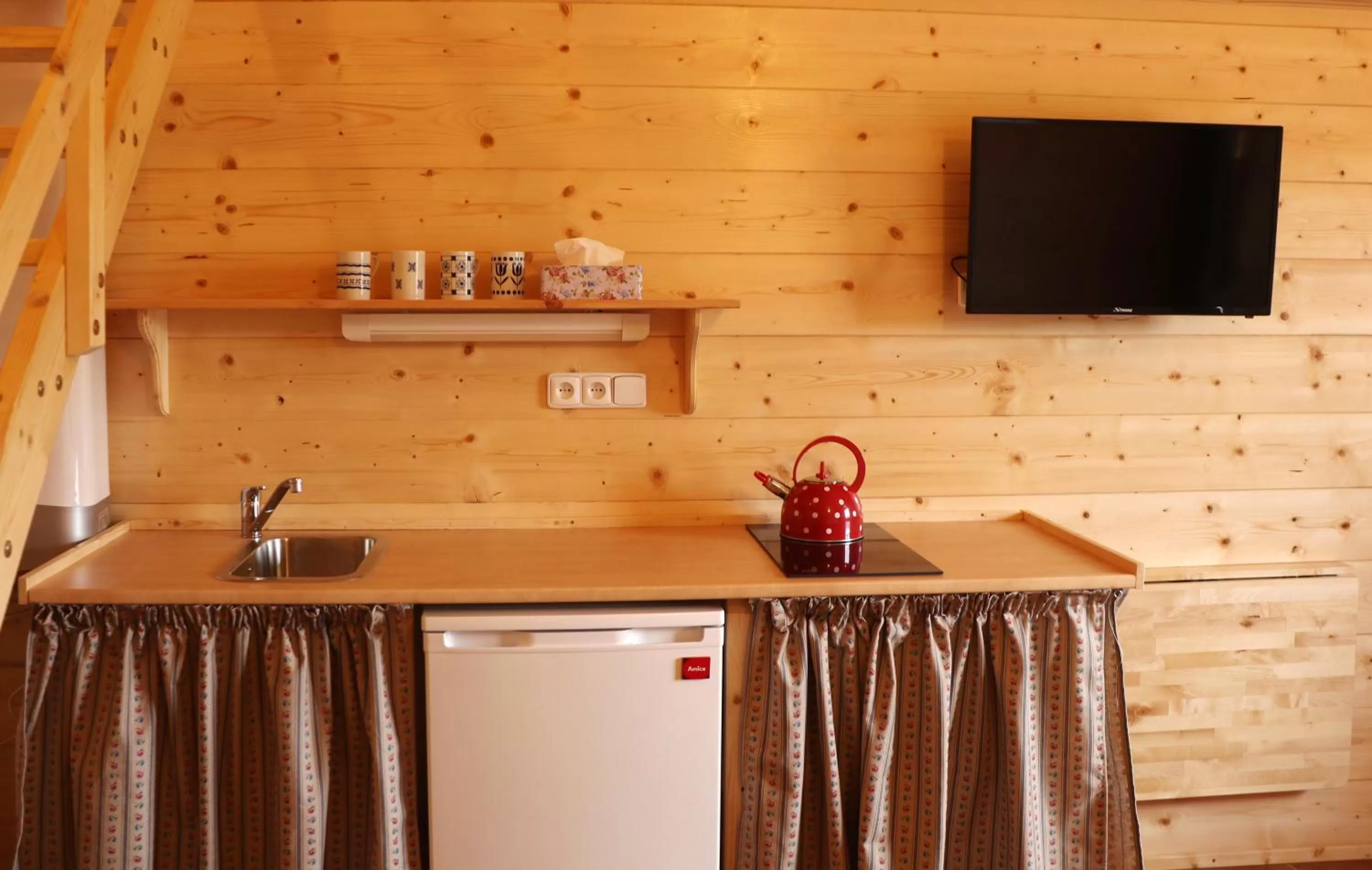 Kitchen or kitchenette in Sport-hotel Šibeniční vrch
