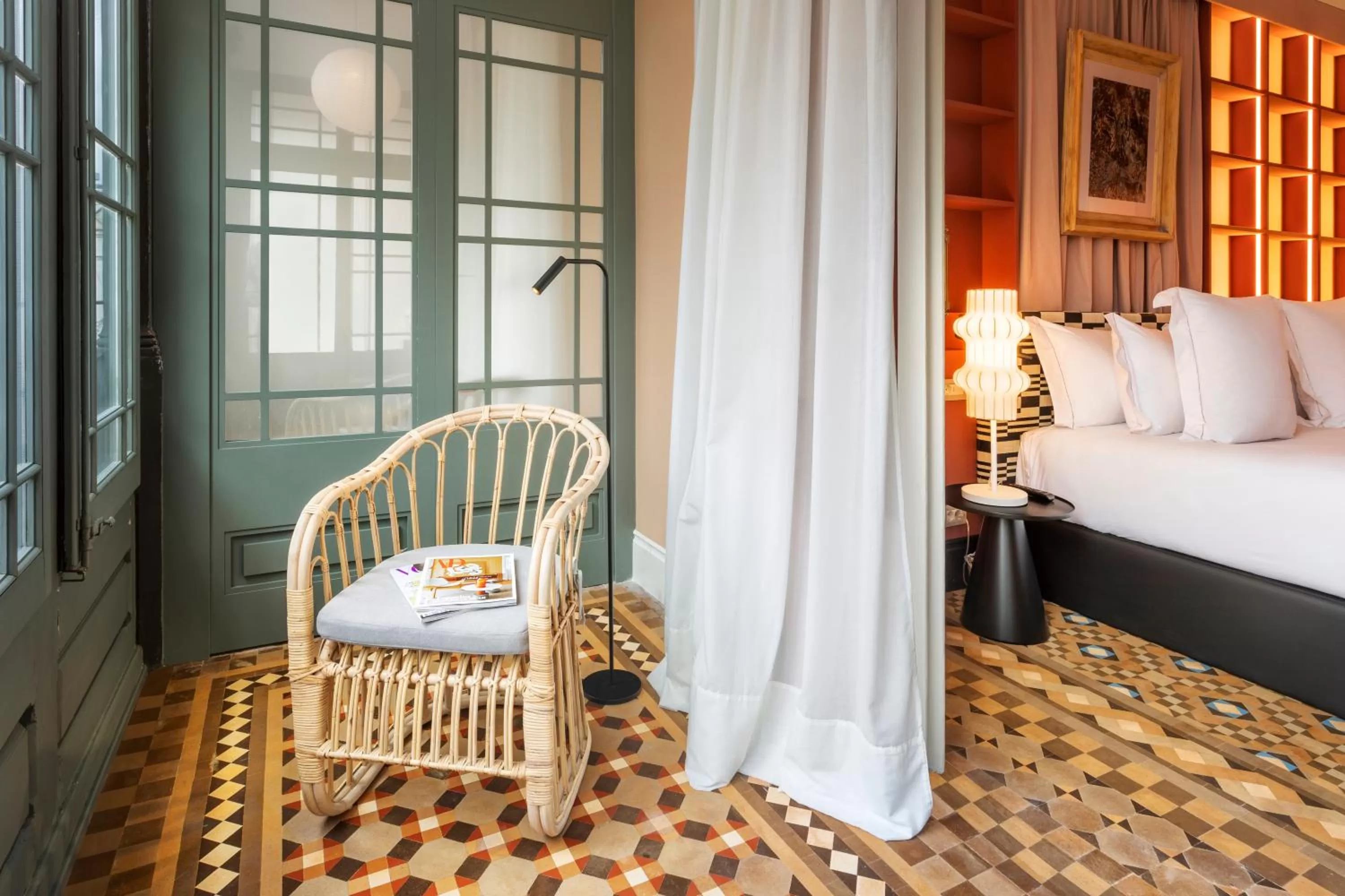 Decorative detail, Bed in One Shot Aragó