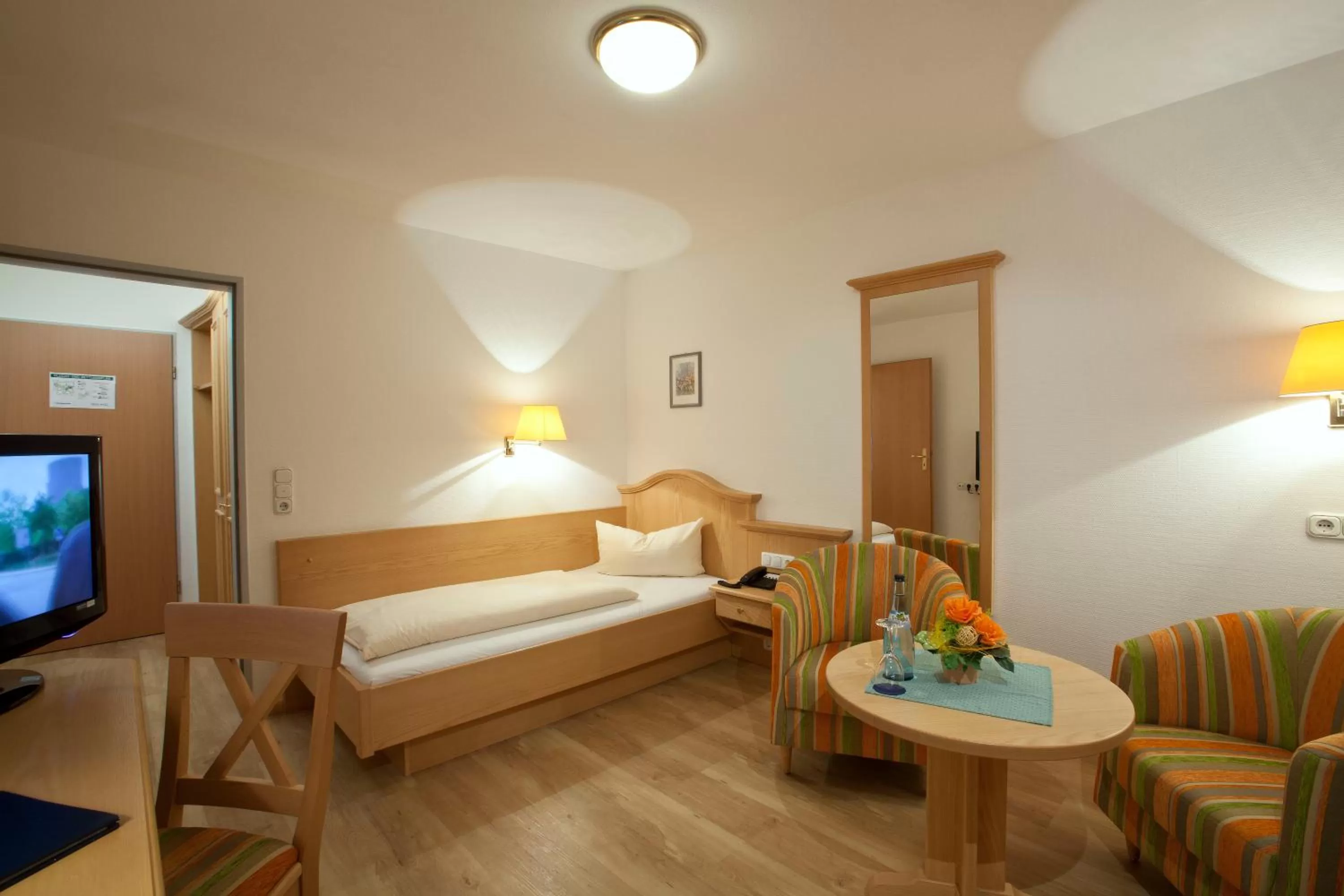 Photo of the whole room, Bed in Parkhotel Sonnenhof