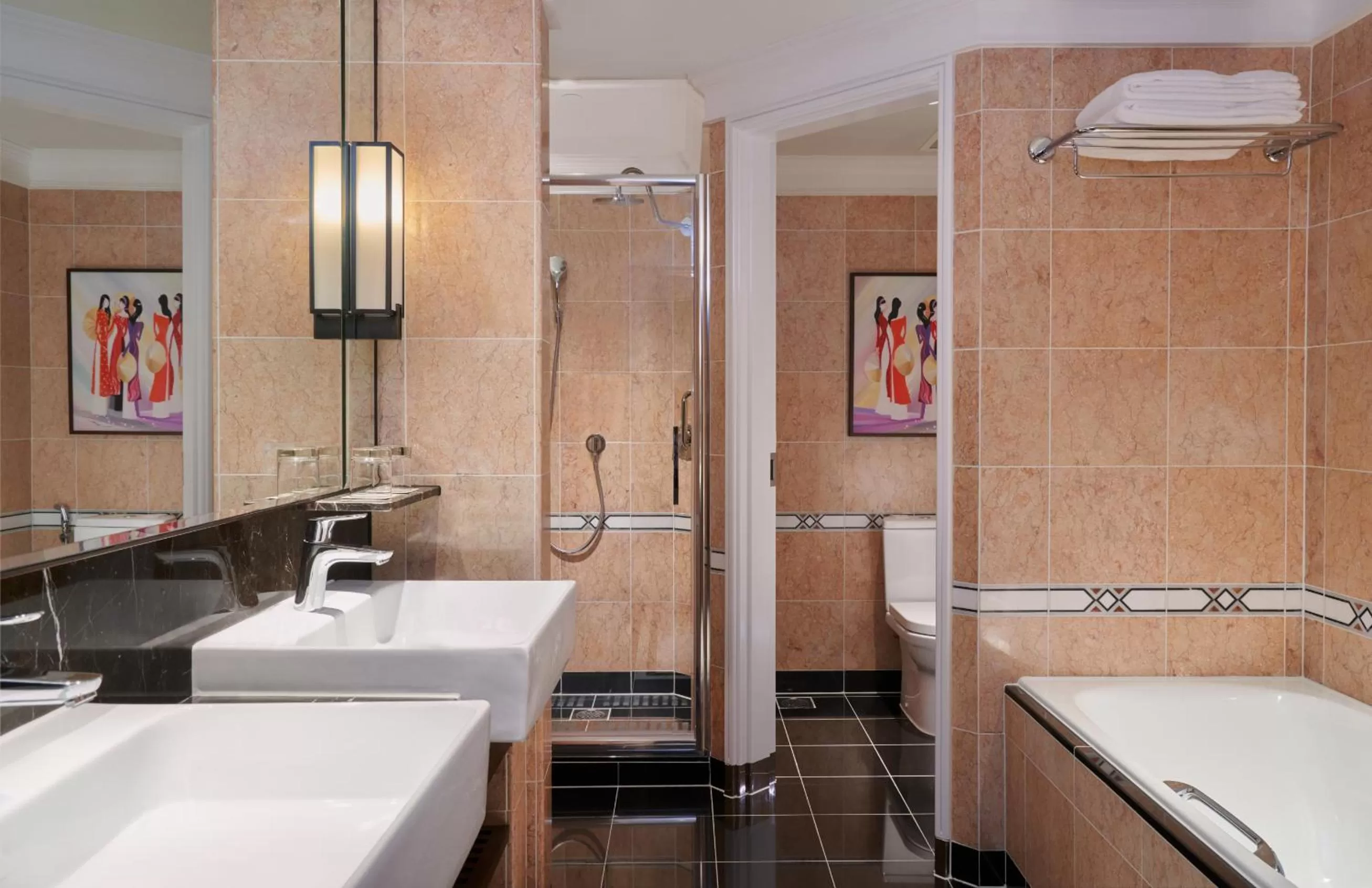 Toilet, Bed in Sheraton Saigon Grand Opera Hotel