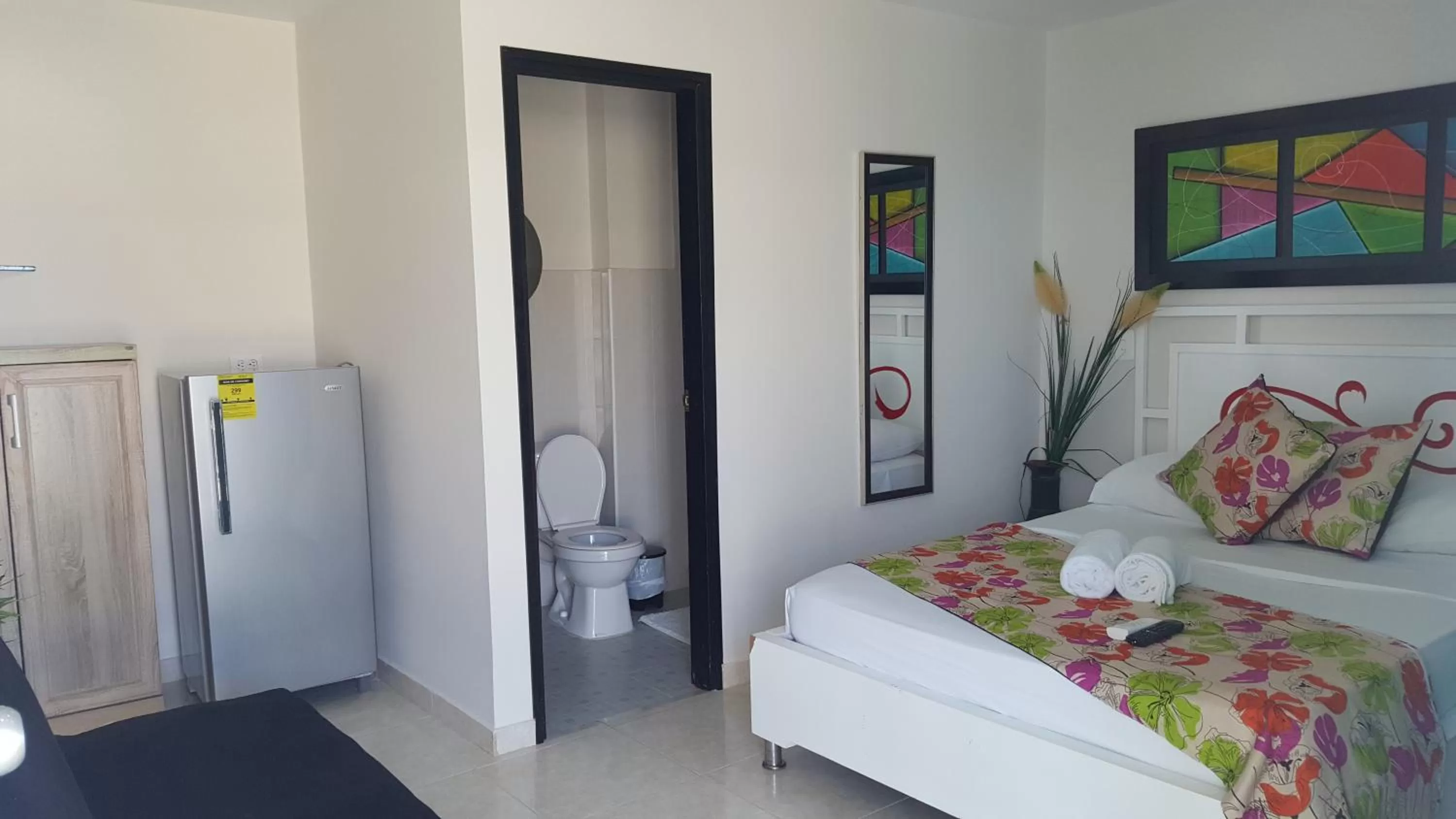 Bed in Caribbean Island Hotel Piso 2