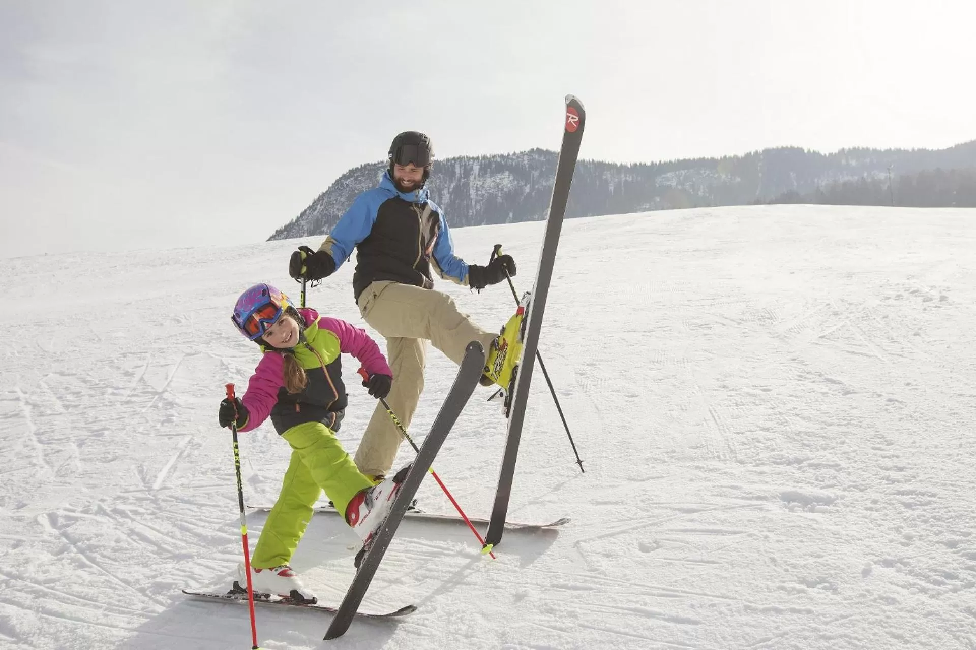 Skiing in Hotel Gisela