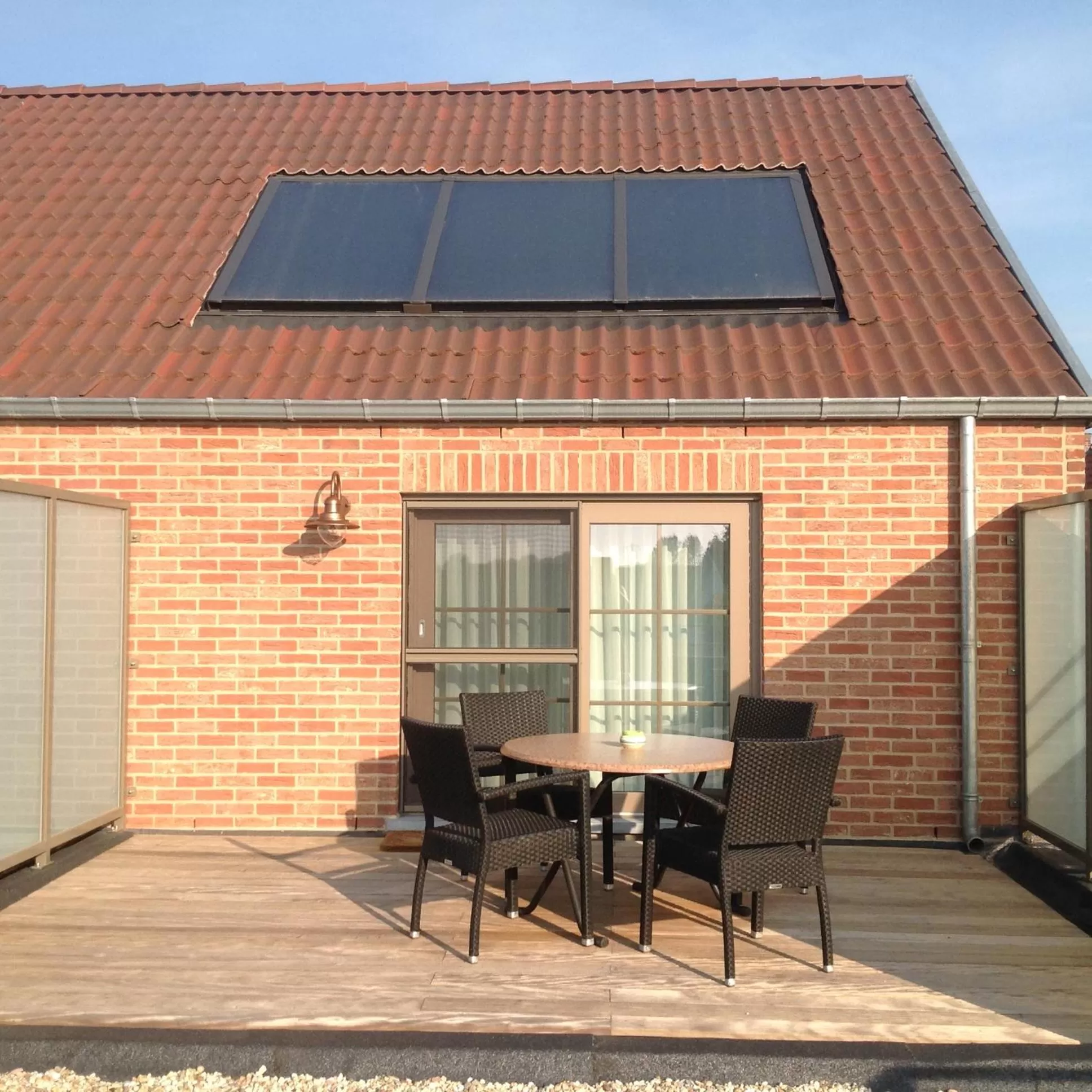 Garden view in B&B Orgel Thuis