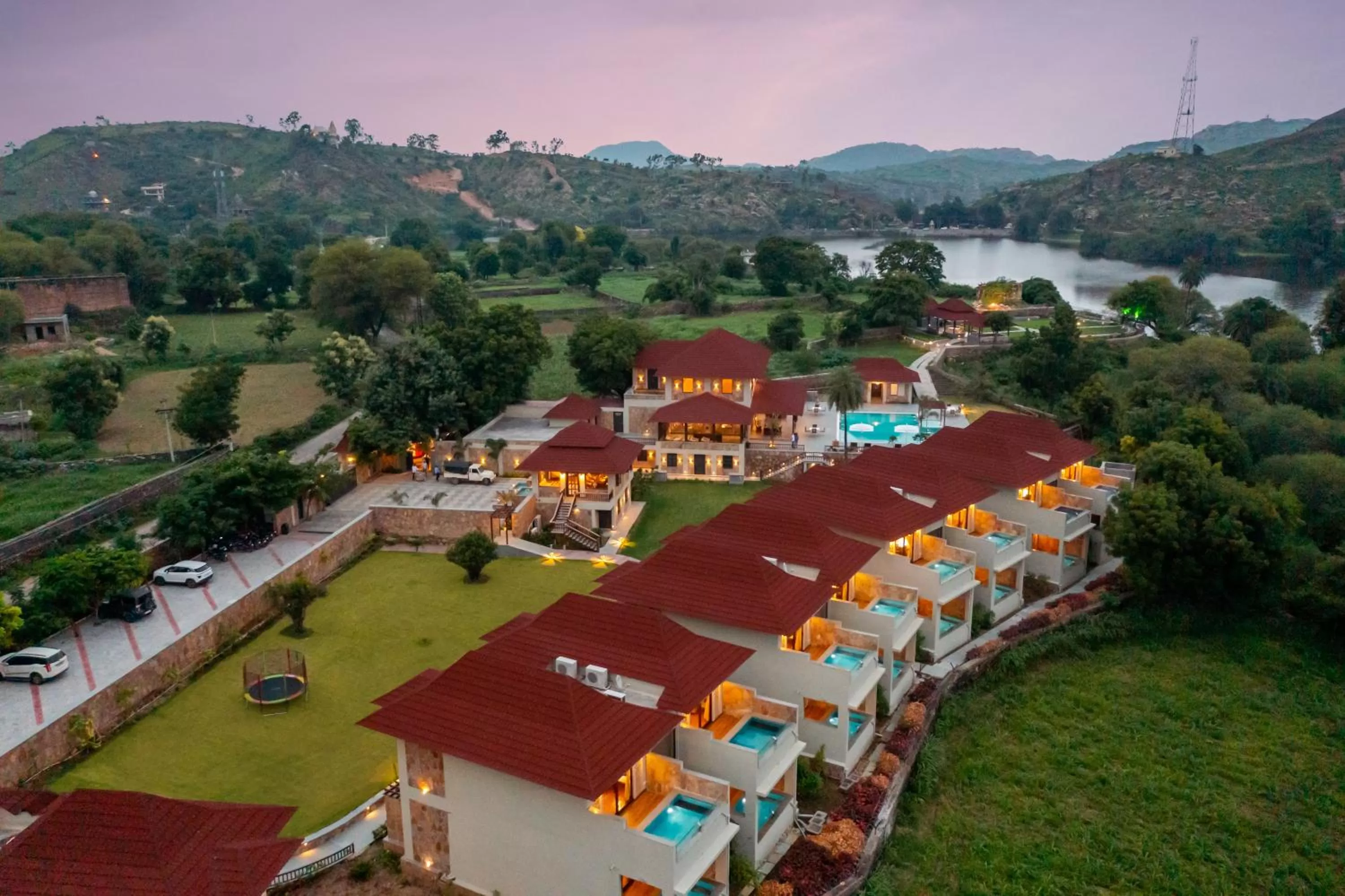 Property building in Sarasiruham Resort - Private Pool Villa in Udaipur