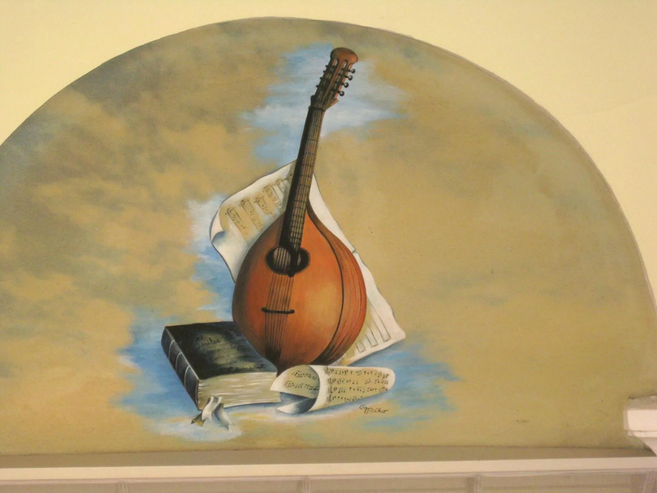 Decorative detail in Hotel Viktoria