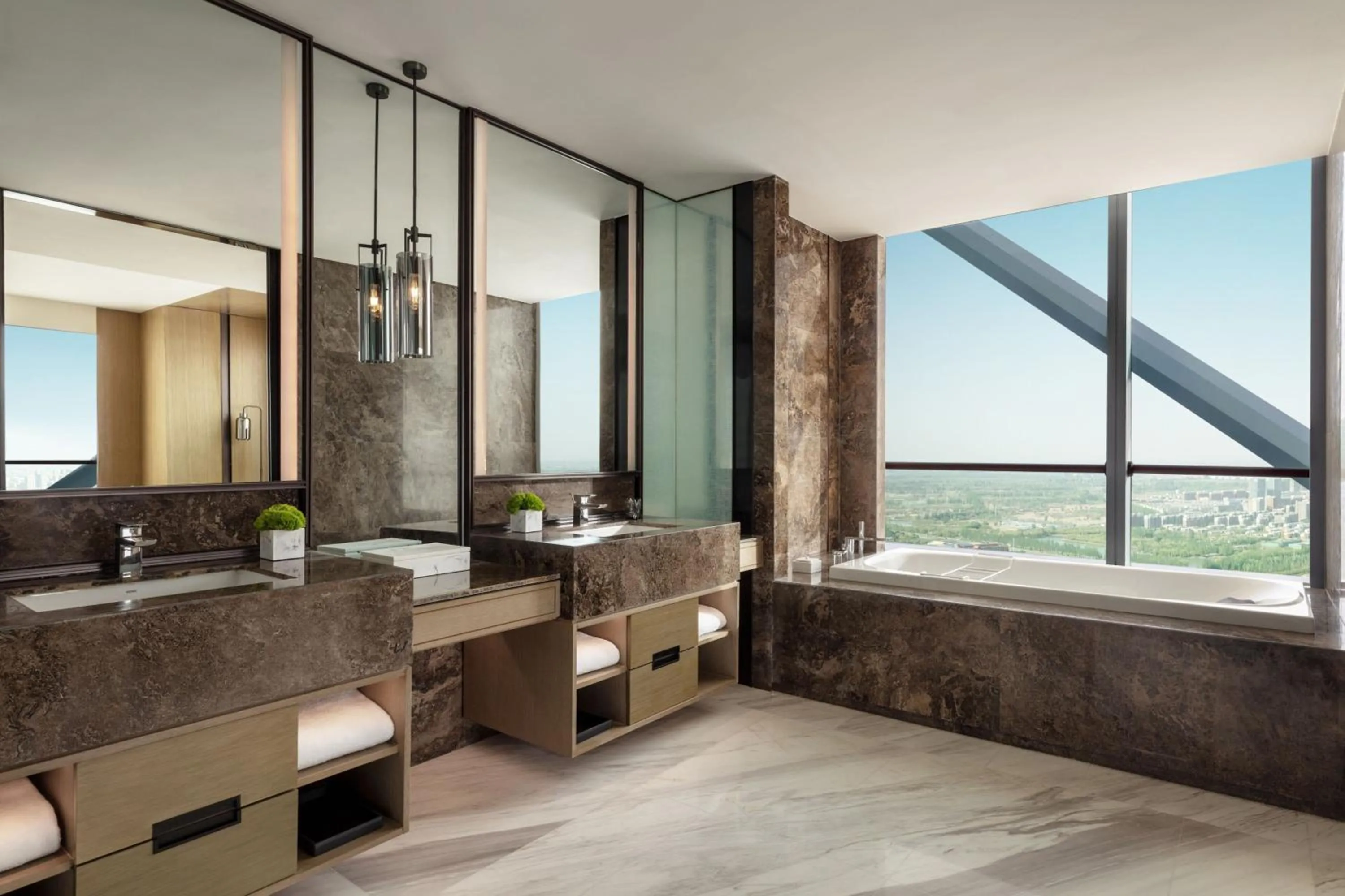 Bathroom in JW Marriott Hotel Yinchuan