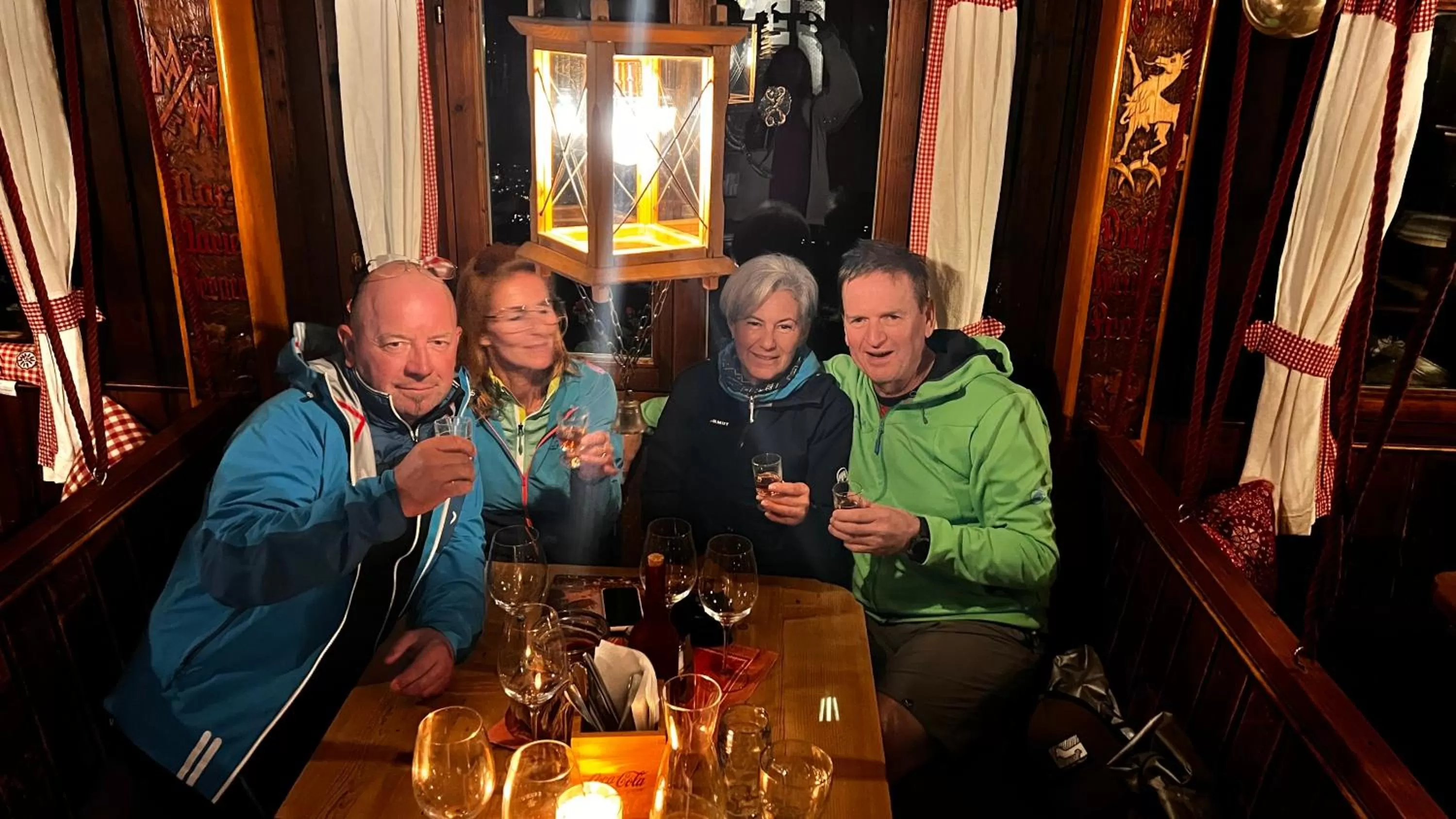 Hocheckhuette On Top of the Kitzbuehel Hahnenkamm Mountain