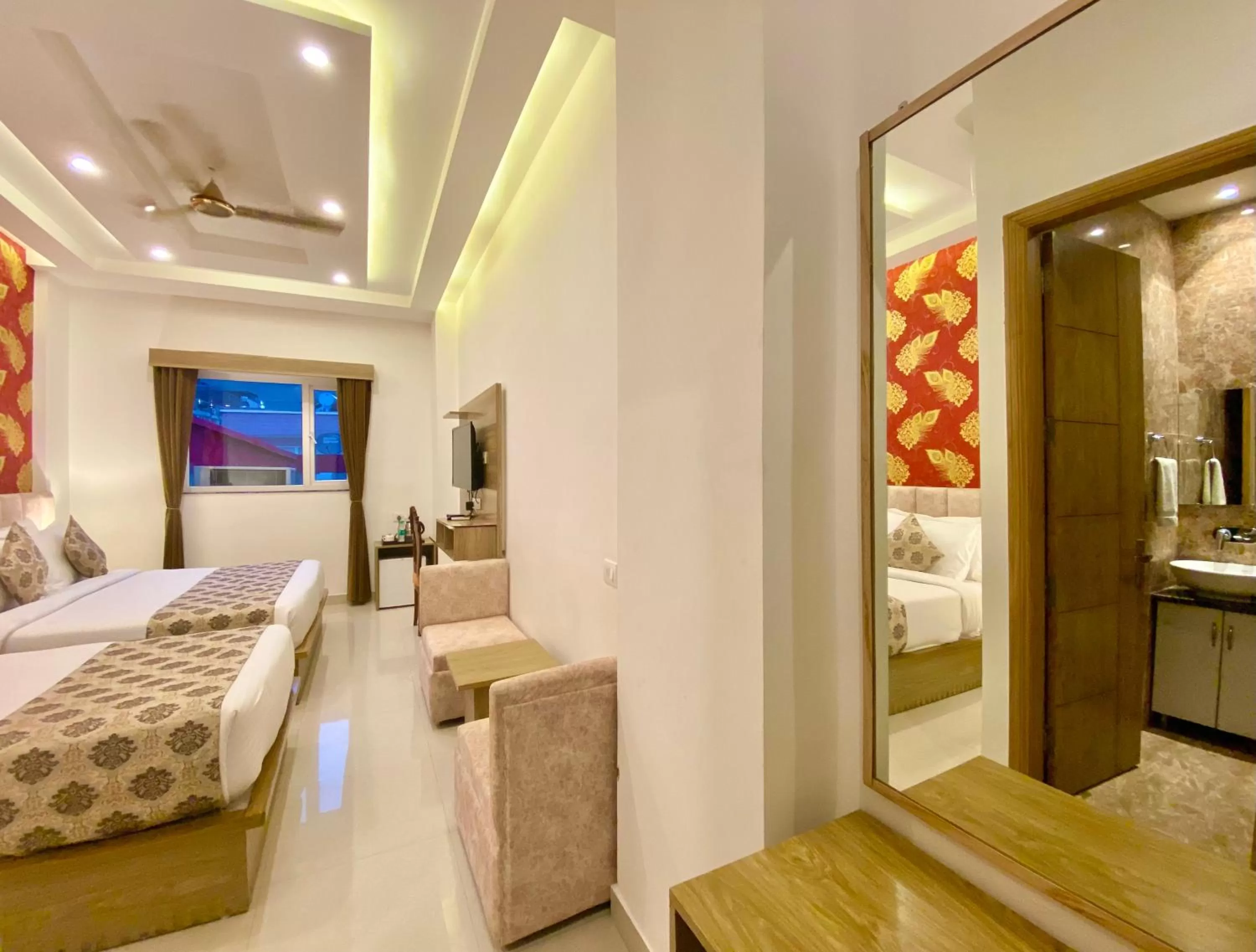 Bed in Arogyadham Wellness Retreat