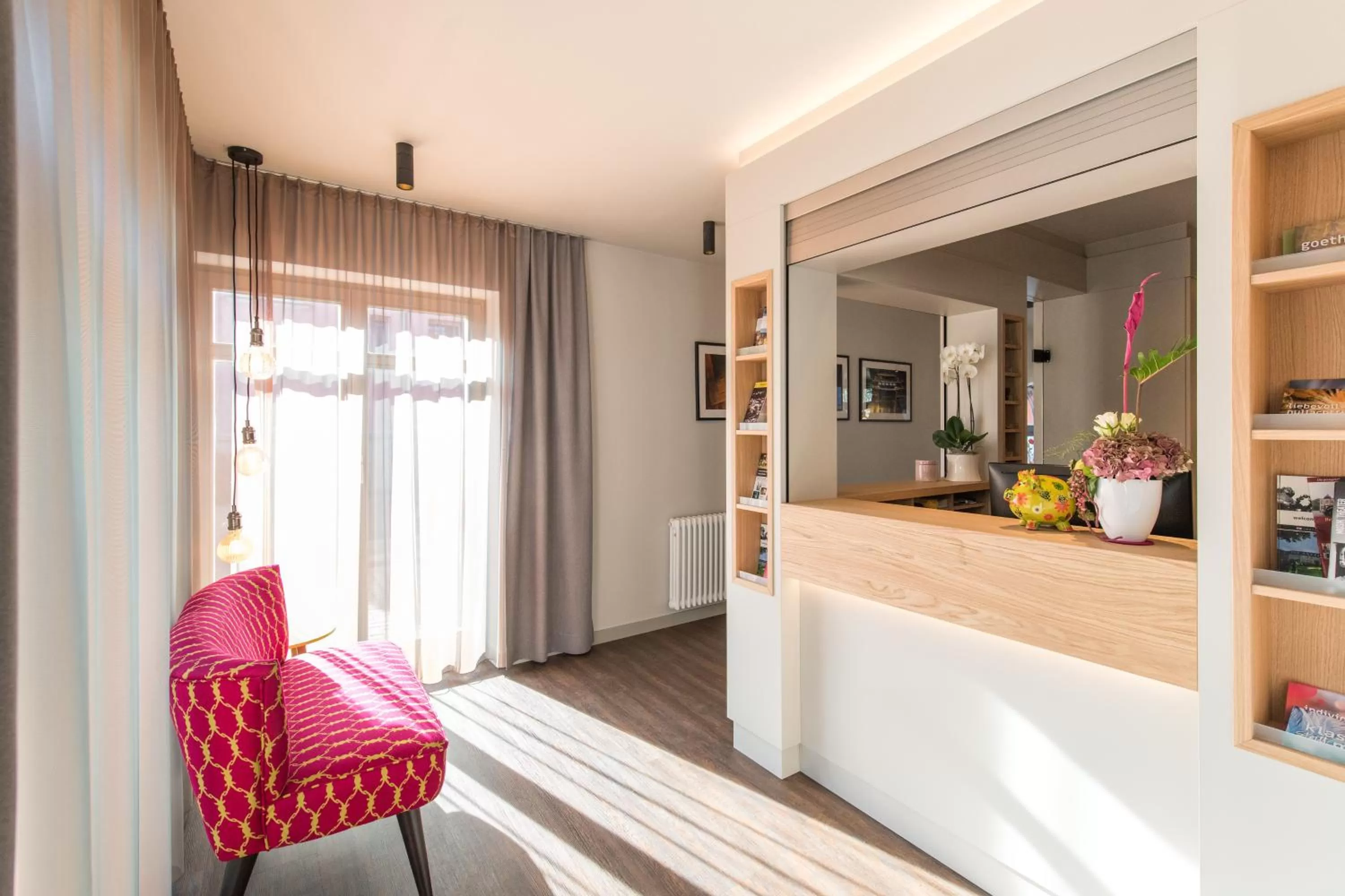 Lobby or reception in stattHotel Weimar