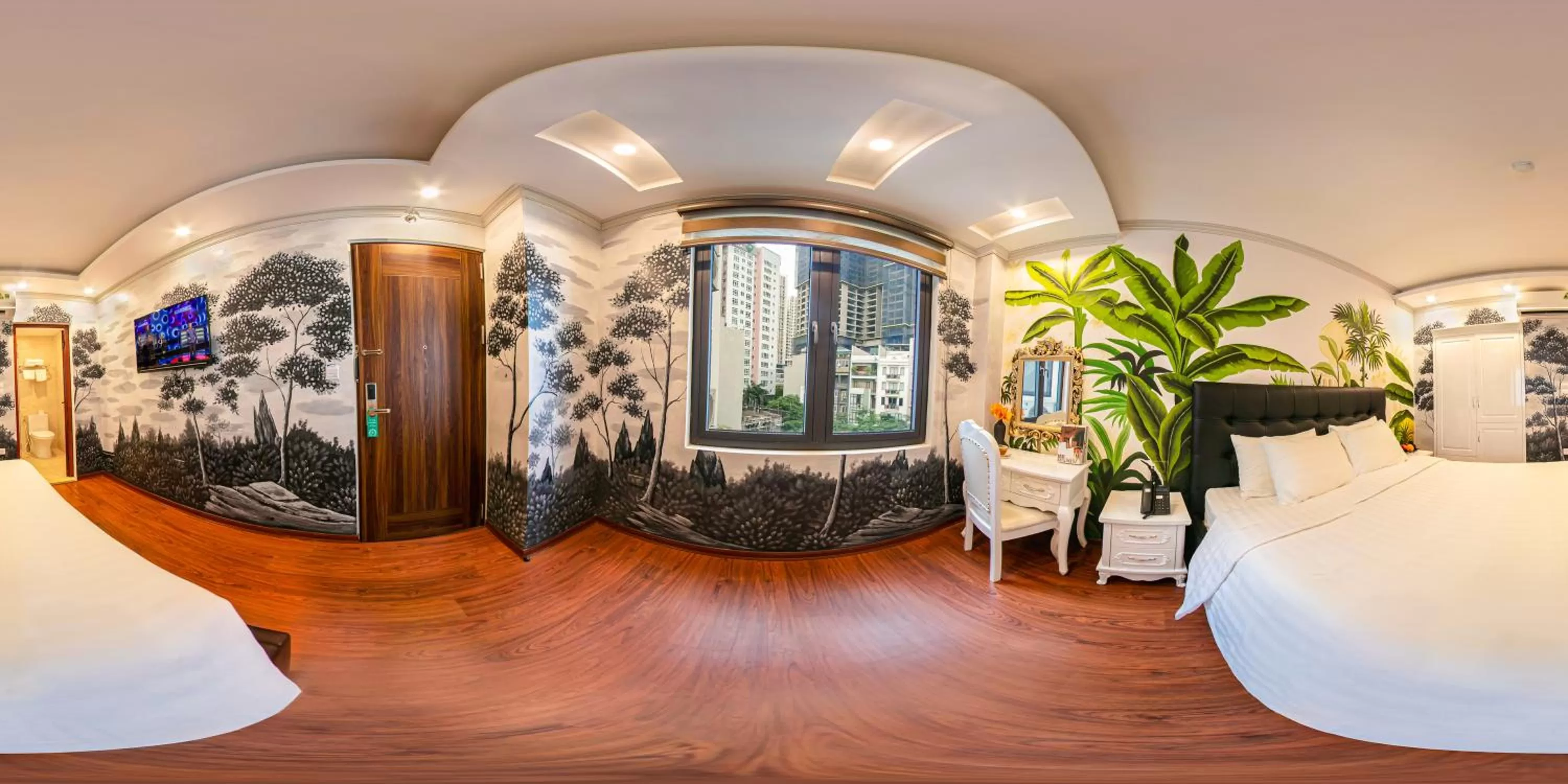 Balcony/Terrace, Bed in MIA HOTEL