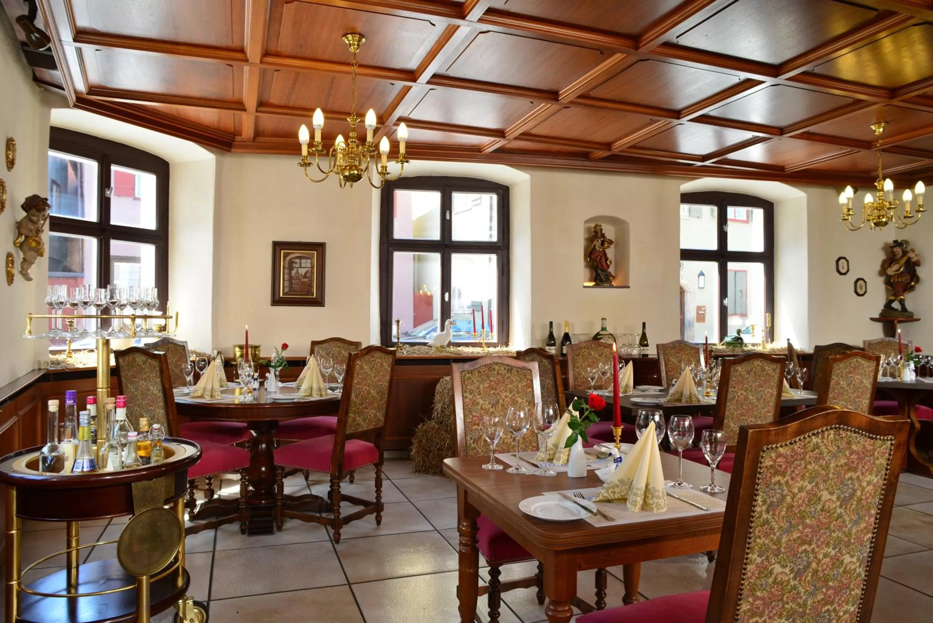 Restaurant/places to eat in Romantica Hotel Blauer Hecht