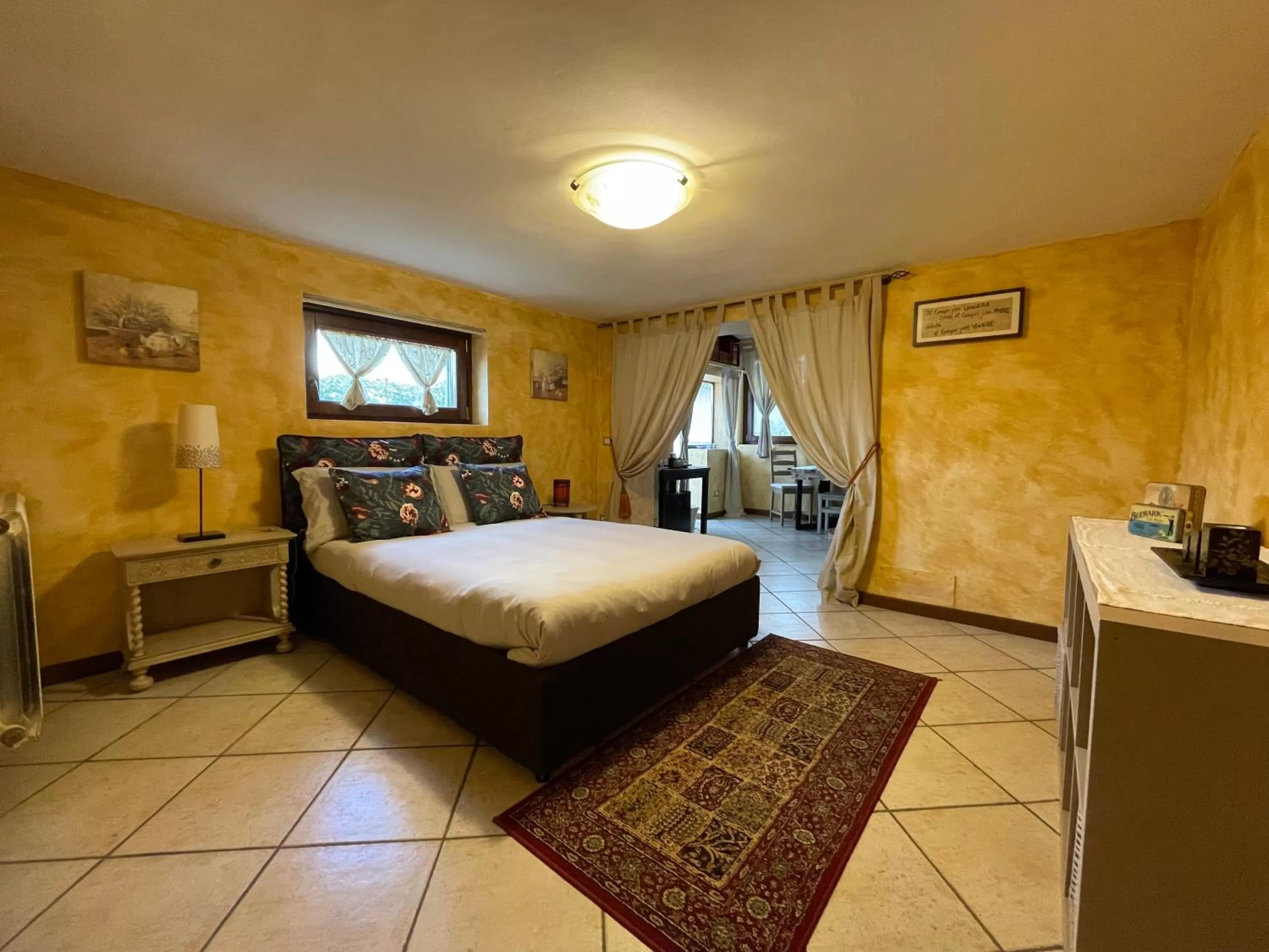 Photo of the whole room, Bed in Home Sweet Home