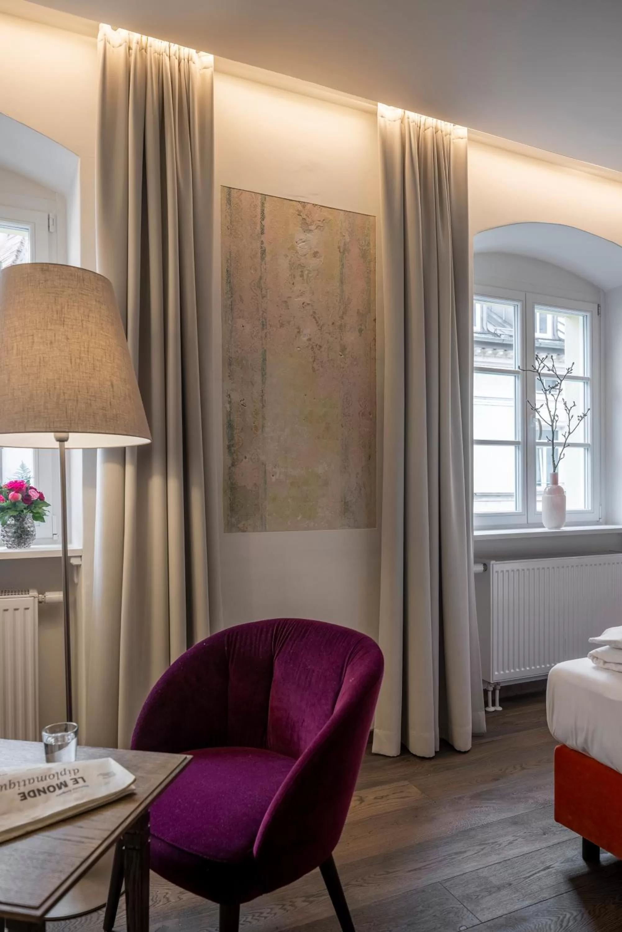 Seating area, Bed in Altstadthotel der Patrizier