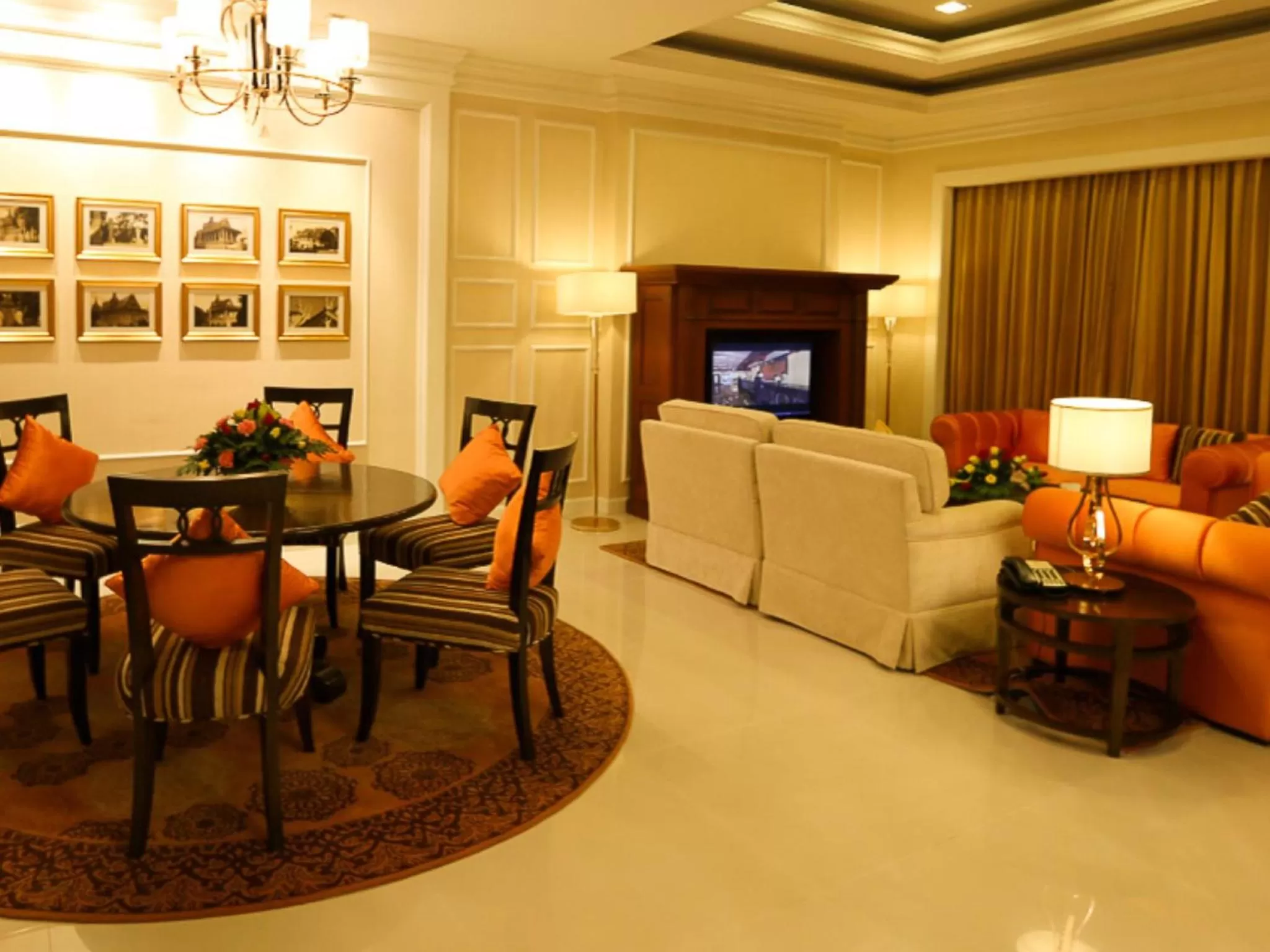 Living room in Phnom Penh Hotel