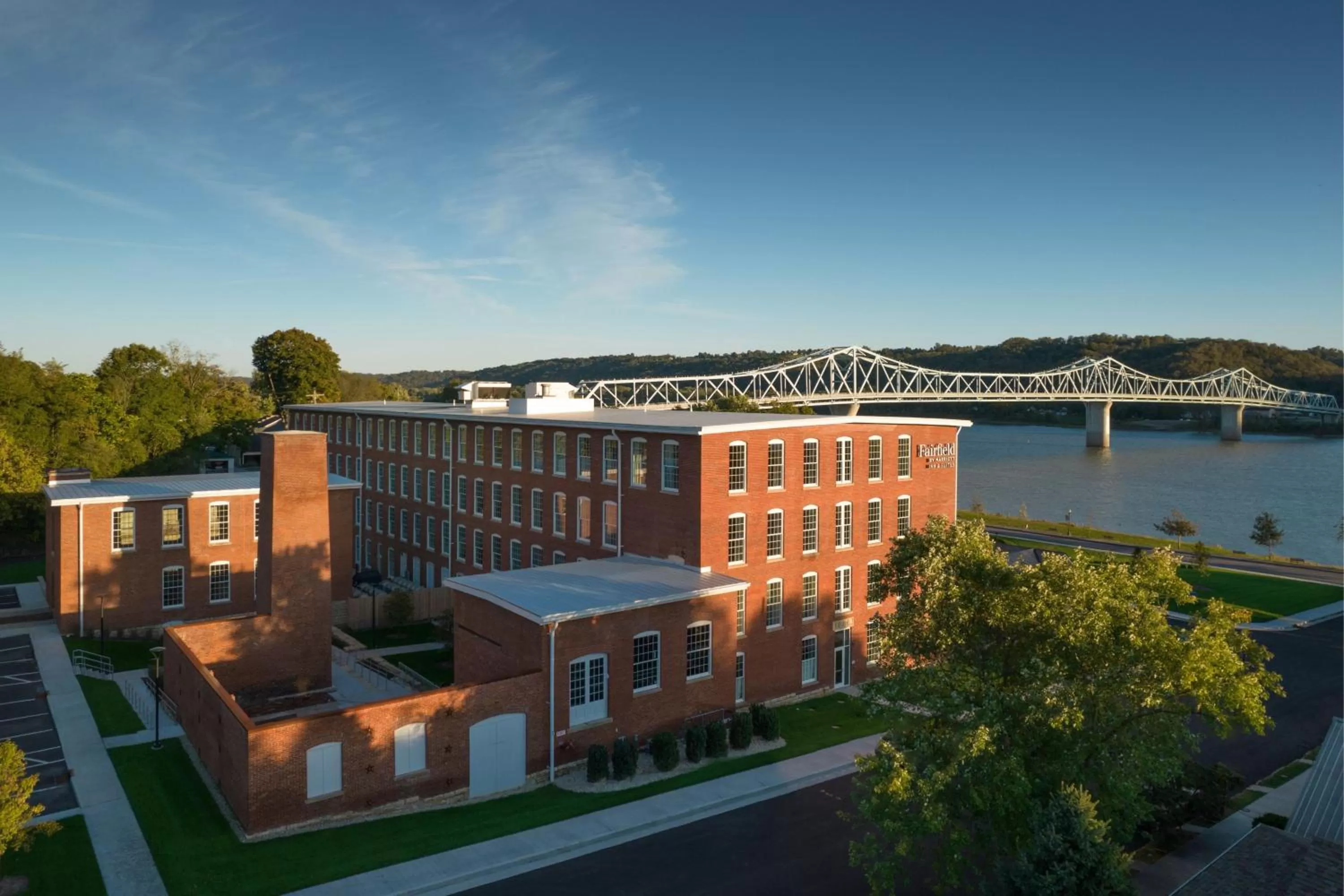 Property building in Fairfield Inn & Suites Madison Historic Eagle Cotton Mill