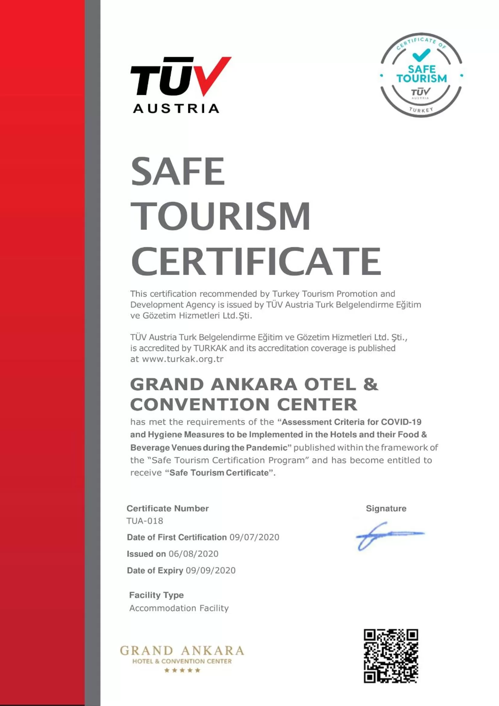 Grand Ankara Hotel Convention Center